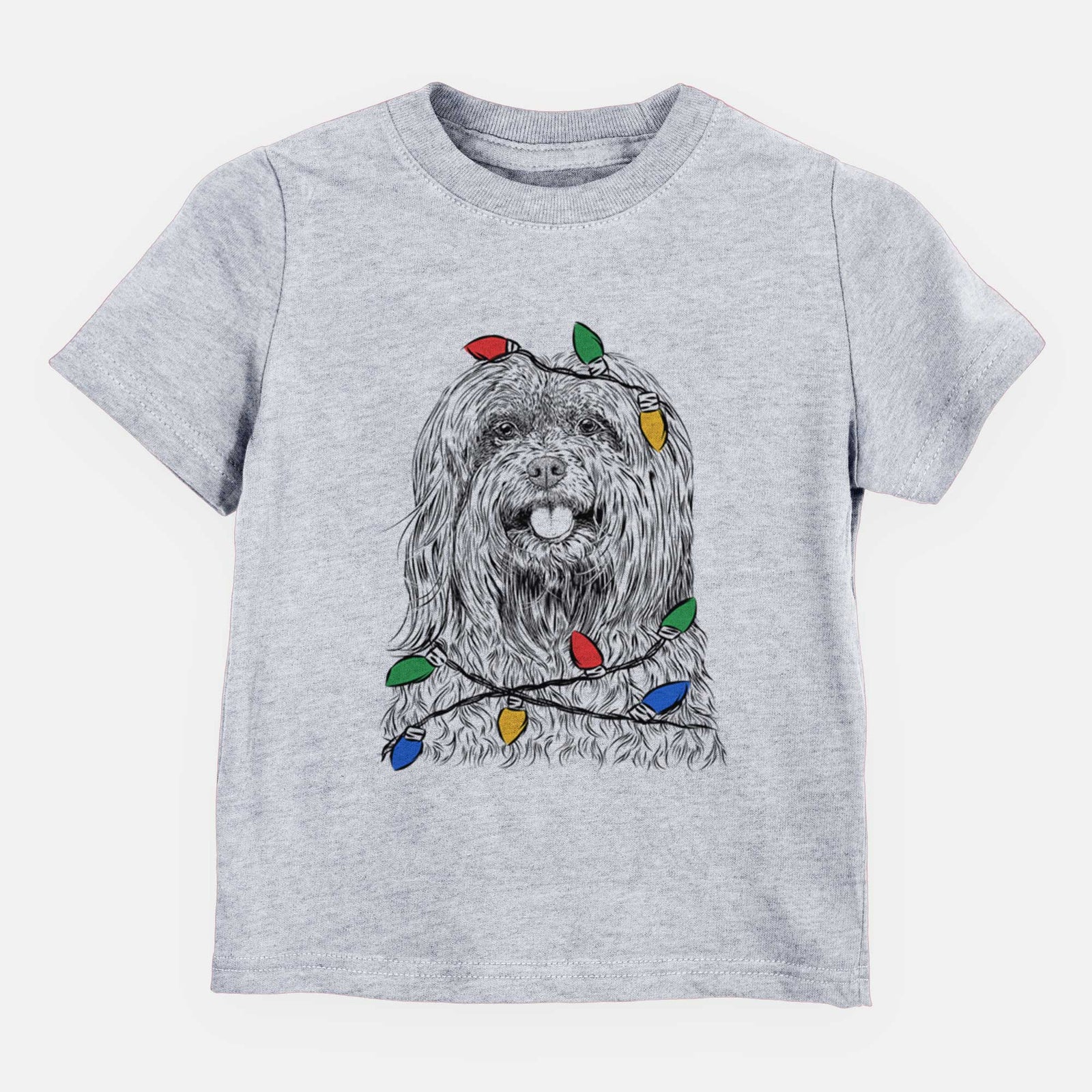 Christmas Lights Annie the Mixed Breed - Kids/Youth/Toddler Shirt