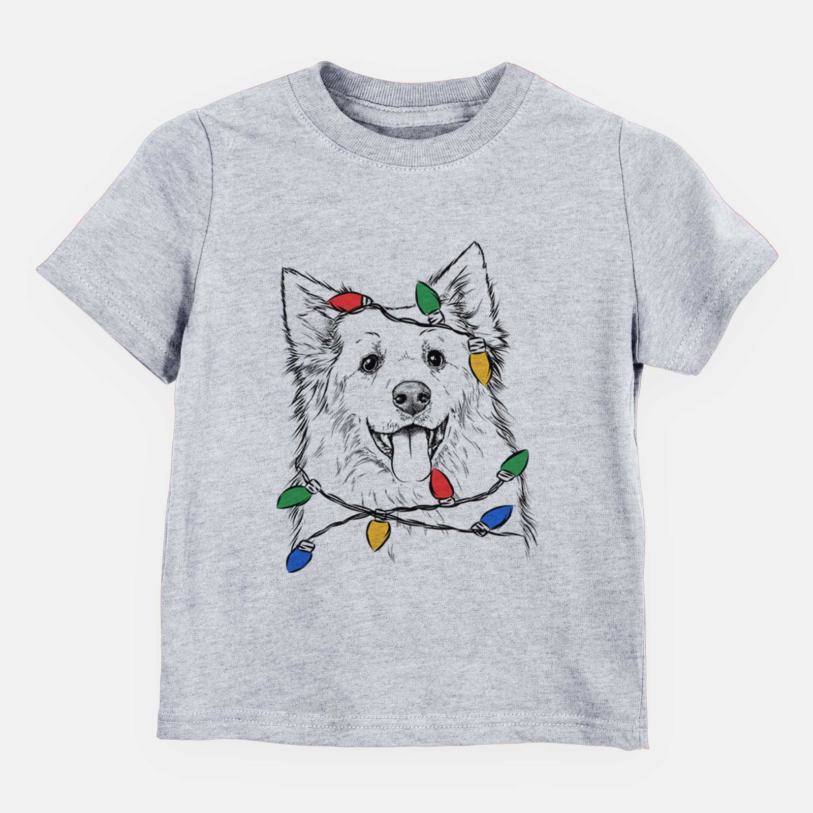 Christmas Lights Aspenita the Mixed Breed - Kids/Youth/Toddler Shirt