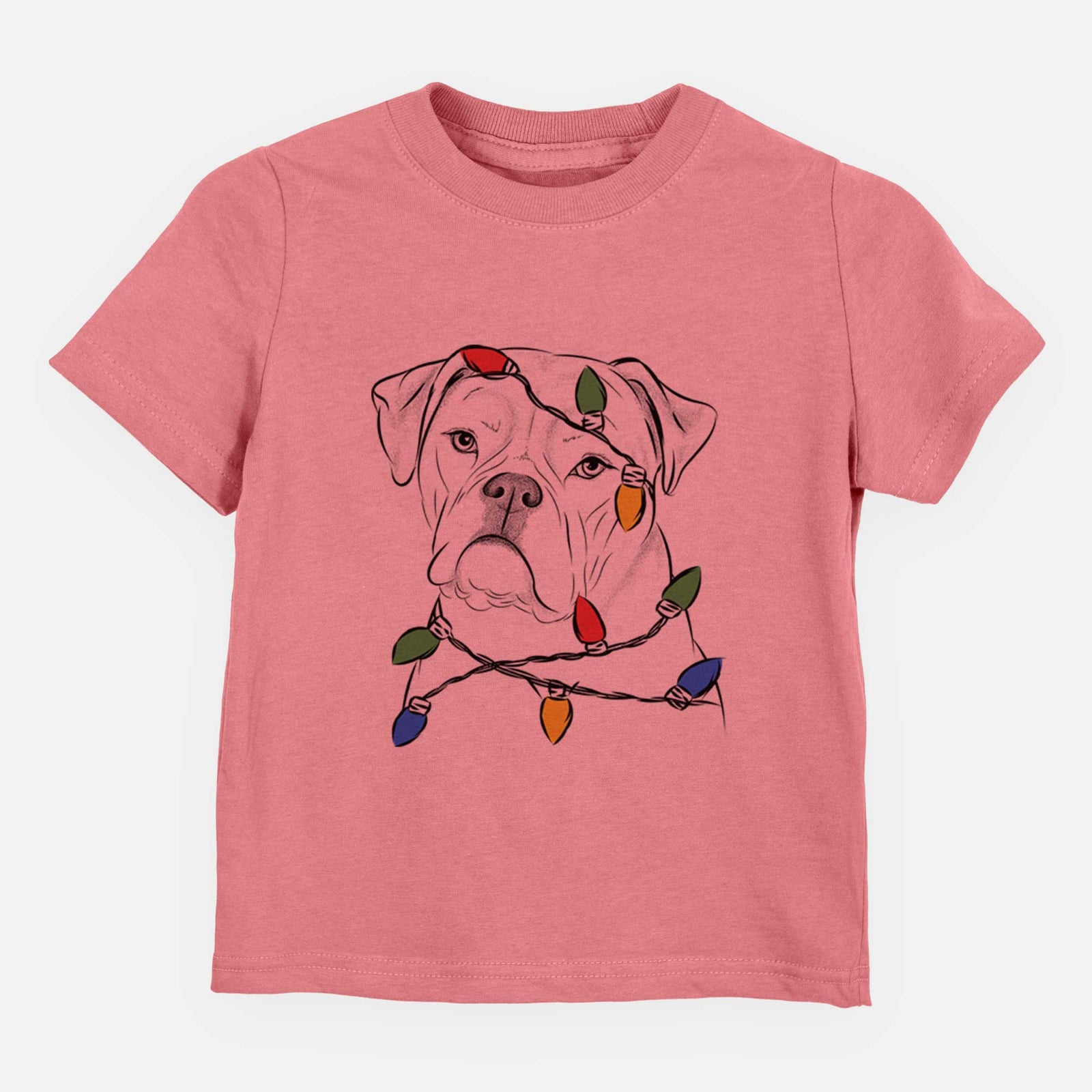 Christmas Lights Babe the AmericanBulldog - Kids/Youth/Toddler Shirt