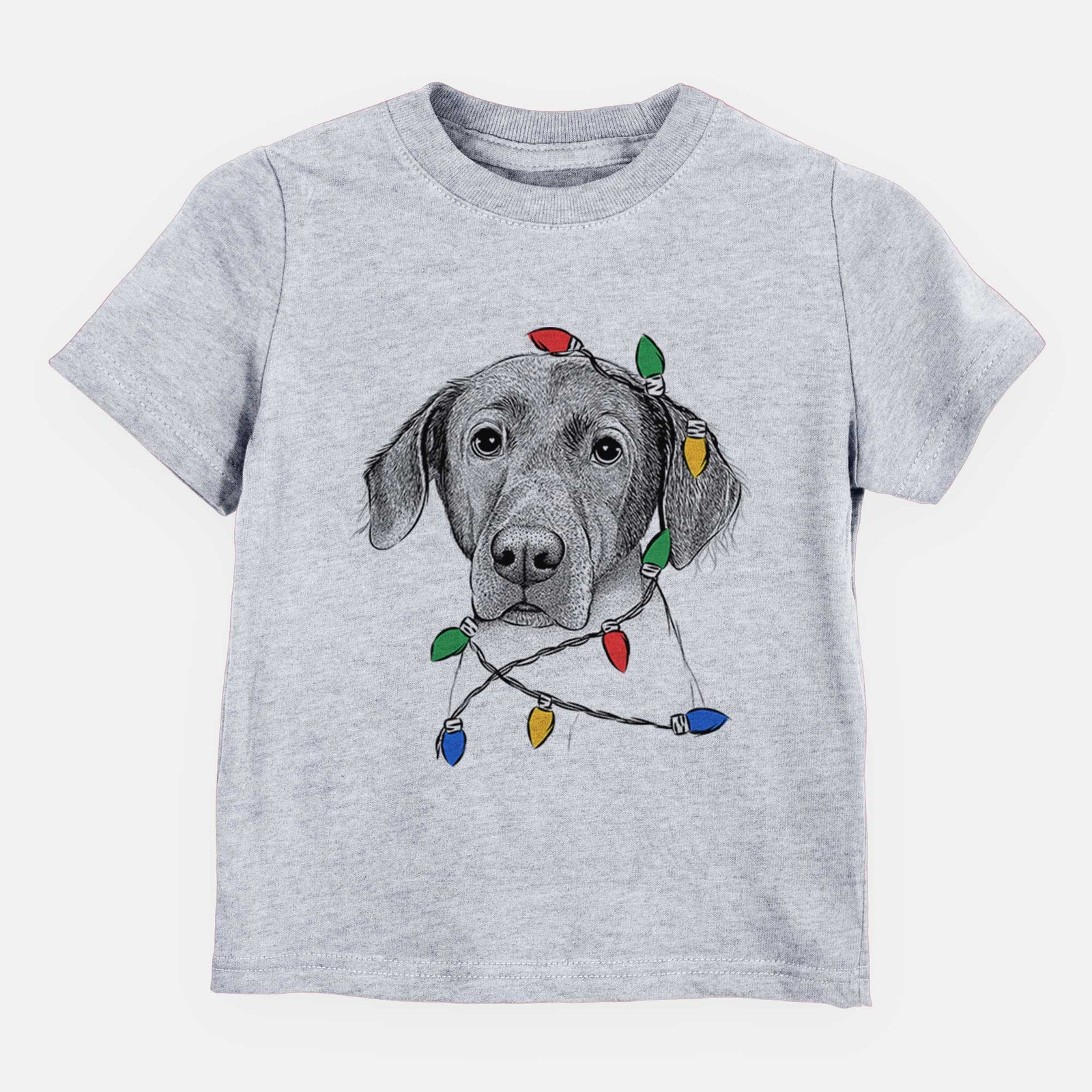 Christmas Lights Baldwin the Mixed Breed - Kids/Youth/Toddler Shirt