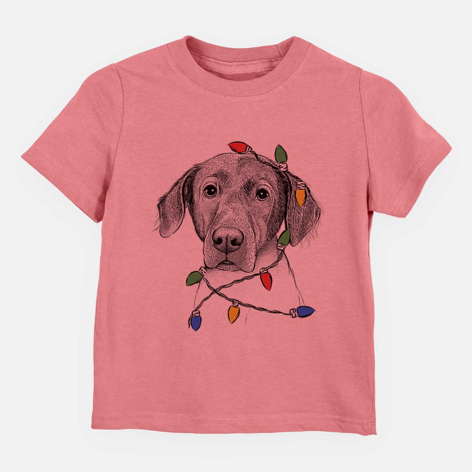 Christmas Lights Baldwin the Mixed Breed - Kids/Youth/Toddler Shirt