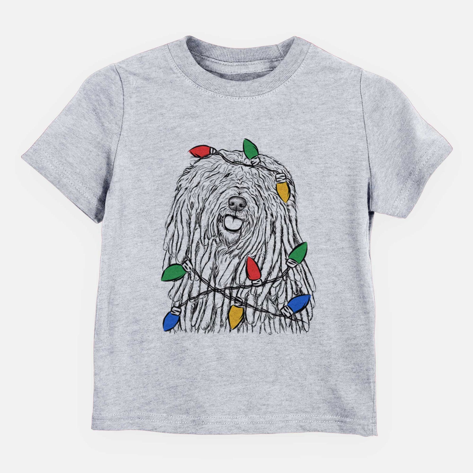 Christmas Lights Barry the Komondor - Kids/Youth/Toddler Shirt