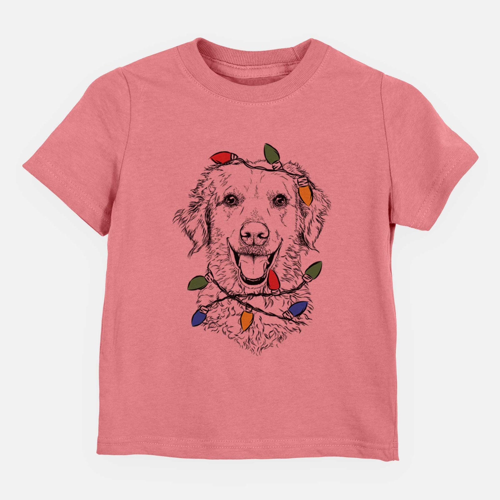 Christmas Lights Bella Bean the Goldendoodle - Kids/Youth/Toddler Shirt