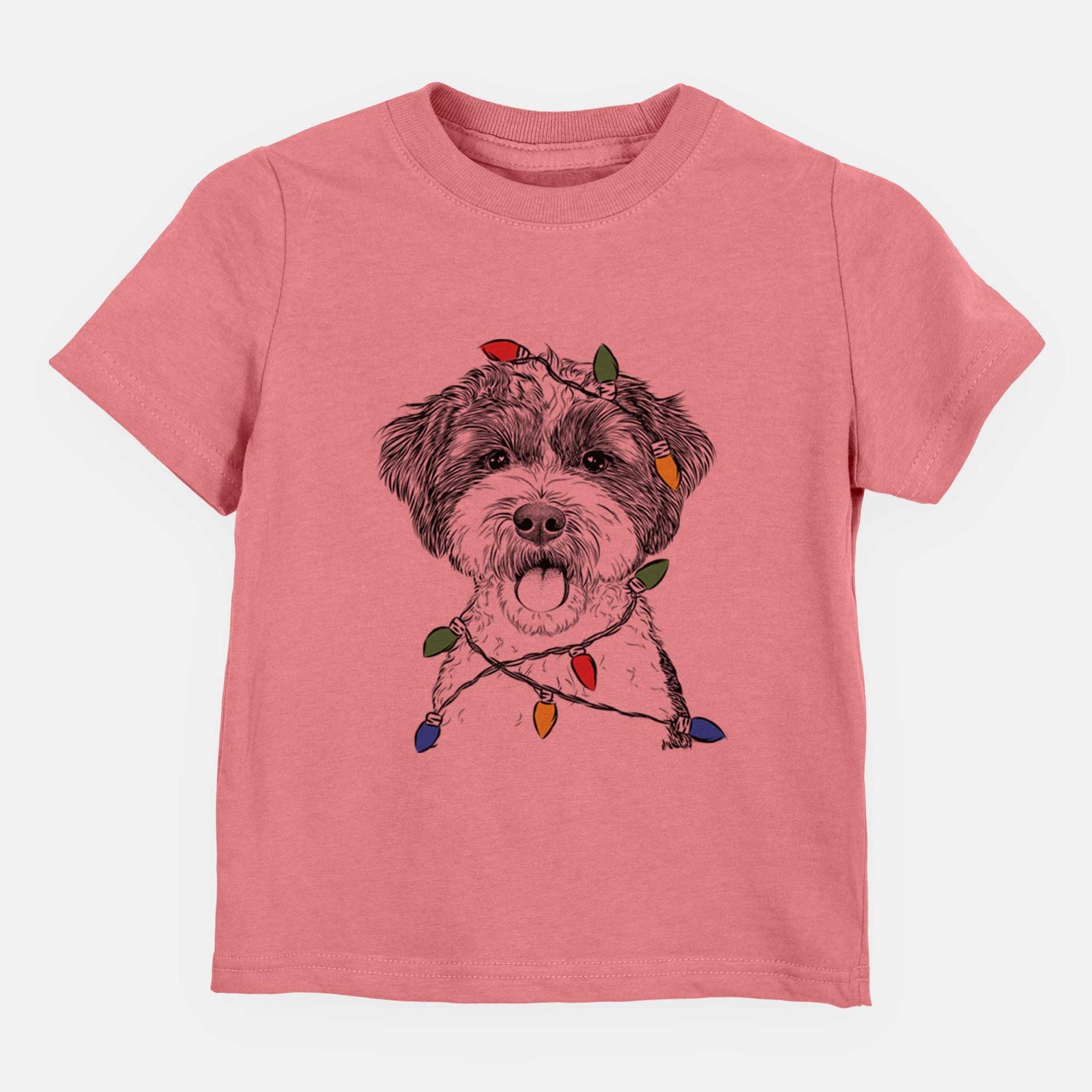 Christmas Lights Bella the Cockapoo - Kids/Youth/Toddler Shirt