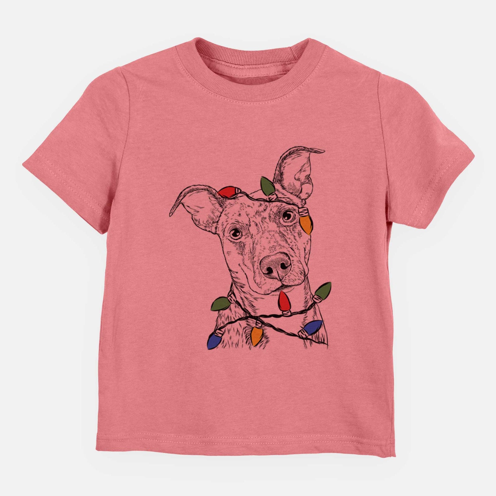 Christmas Lights Bianca the Mixed Breed - Kids/Youth/Toddler Shirt