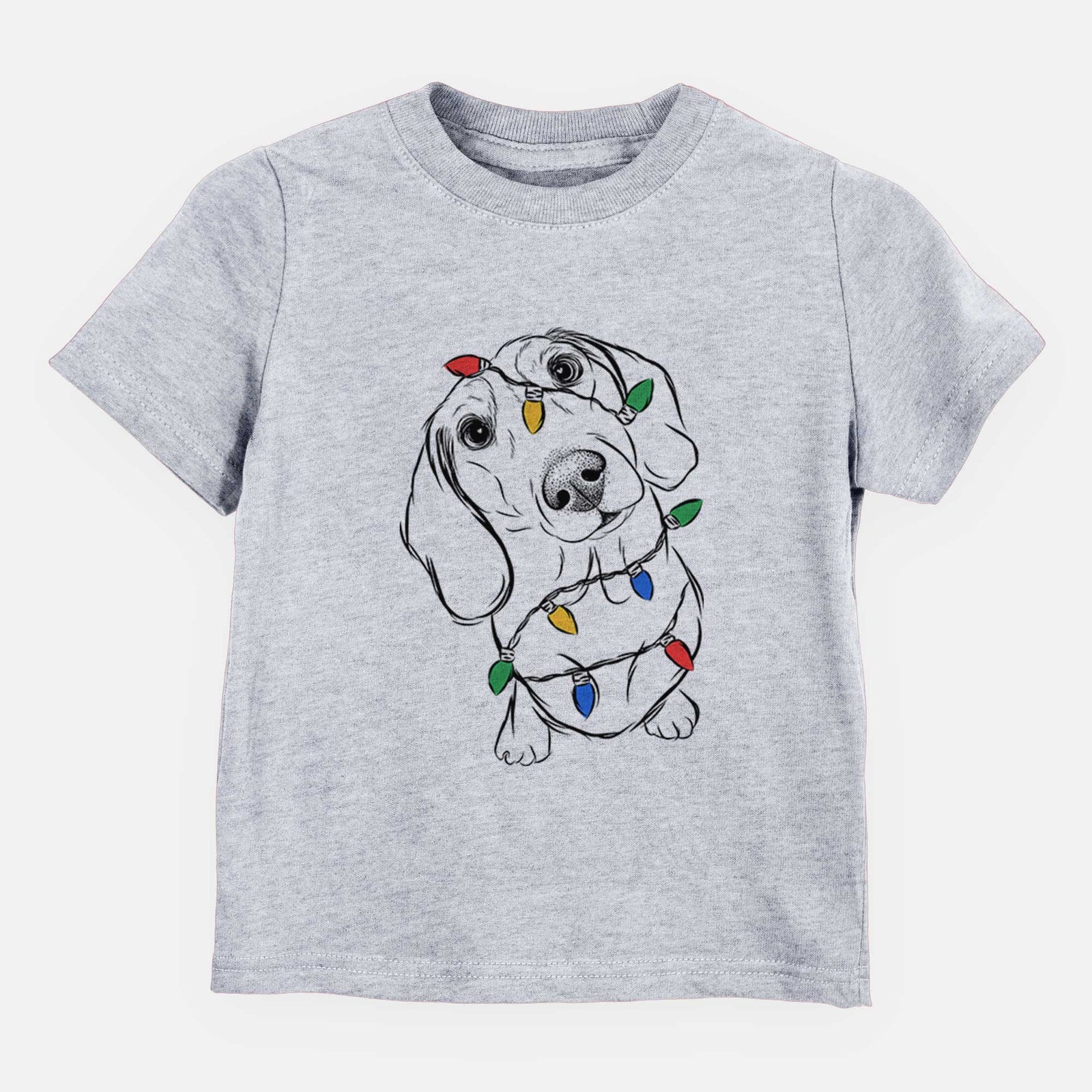 Christmas Lights Bill the Dachshund - Kids/Youth/Toddler Shirt
