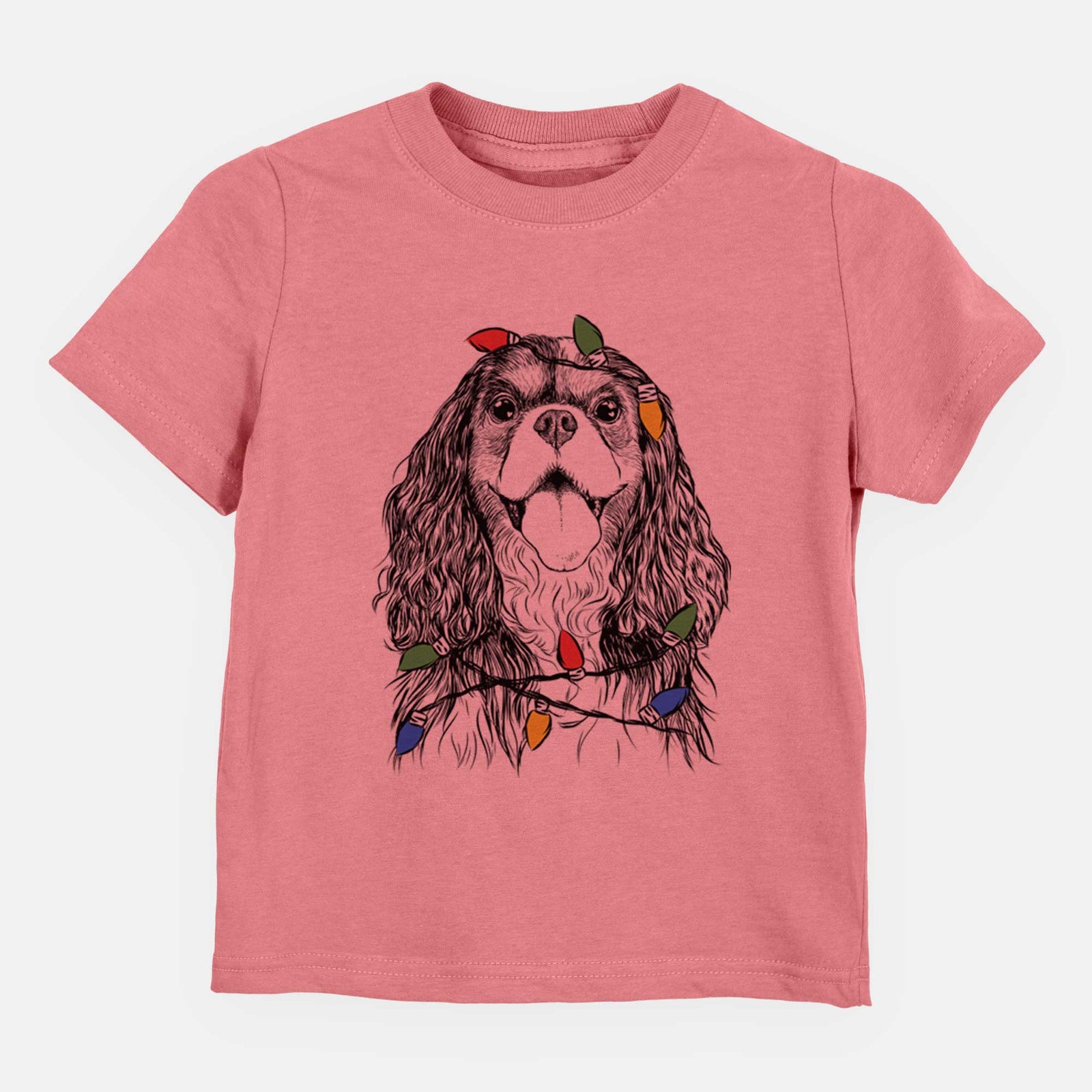 Christmas Lights Brandy the Cavalier King Charles Spaniel - Kids/Youth/Toddler Shirt