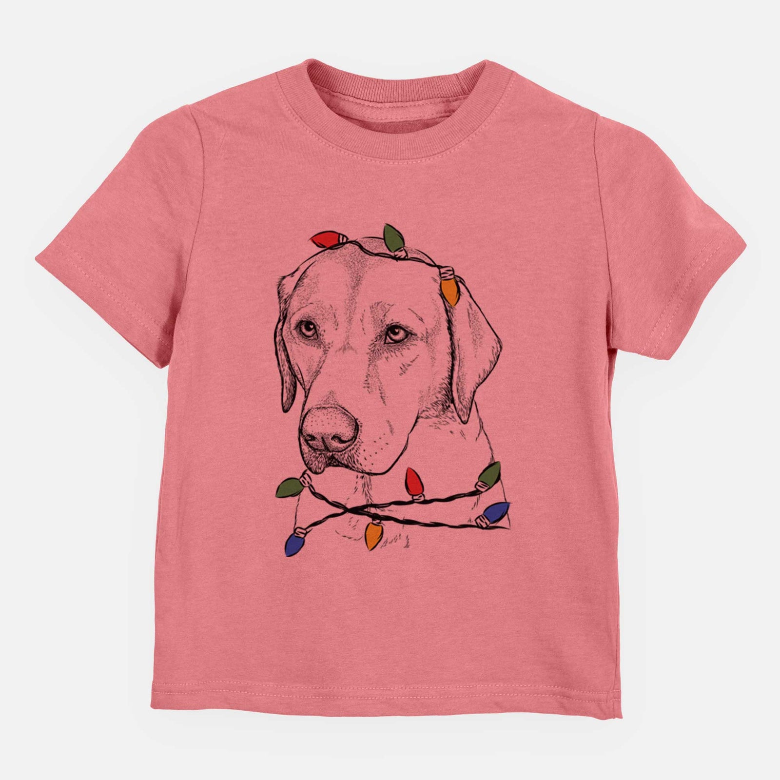 Christmas Lights Braxton the Yellow Lab - Kids/Youth/Toddler Shirt