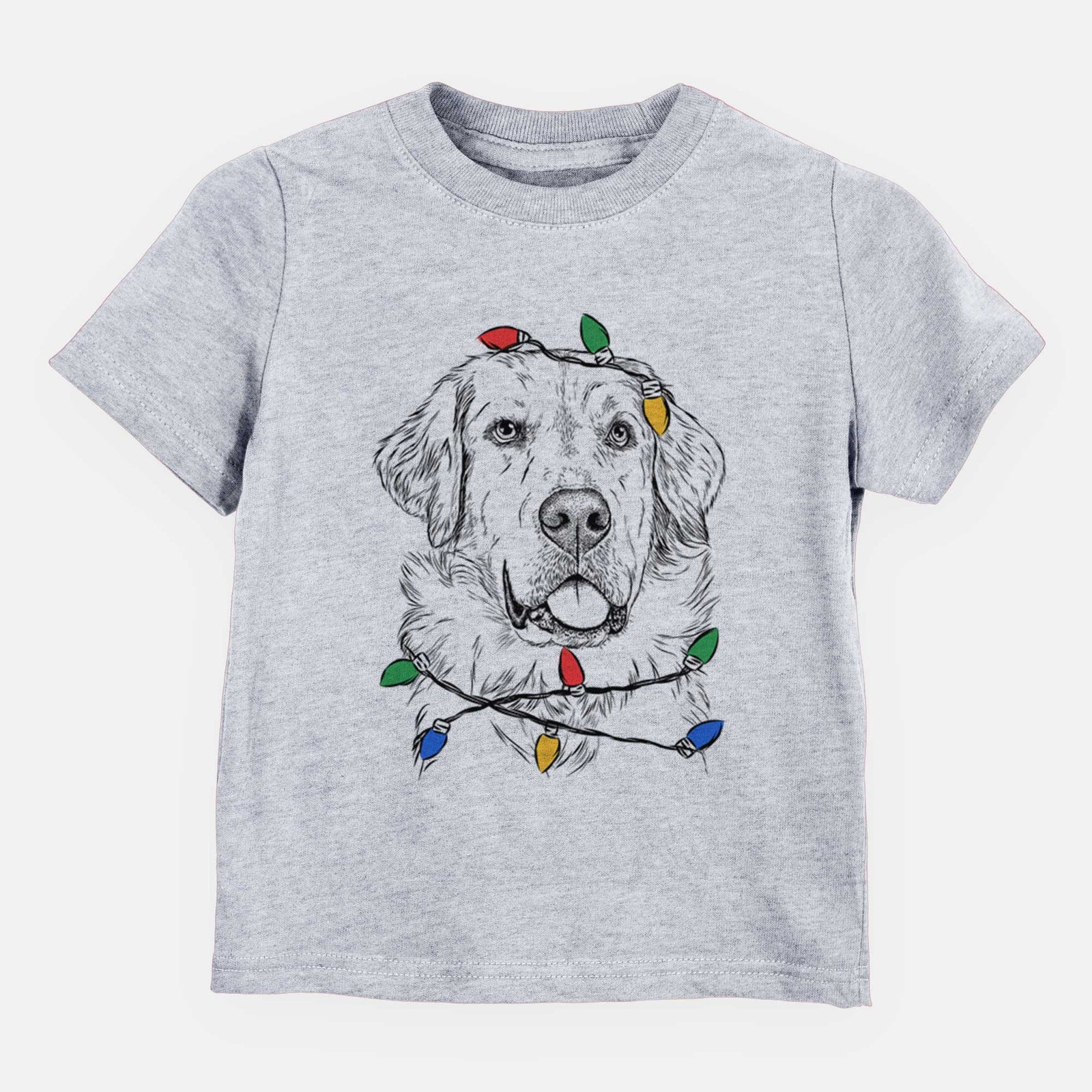 Christmas Lights Brophy the Great Pyrenees - Kids/Youth/Toddler Shirt