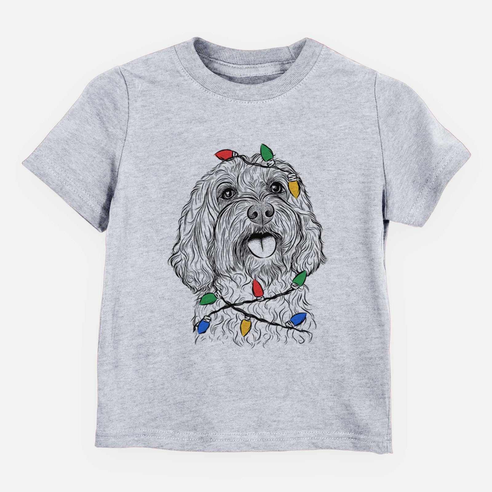 Christmas Lights Cali the Cavapoo - Kids/Youth/Toddler Shirt
