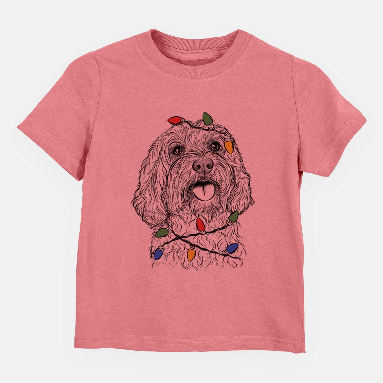 Christmas Lights Cali the Cavapoo - Kids/Youth/Toddler Shirt