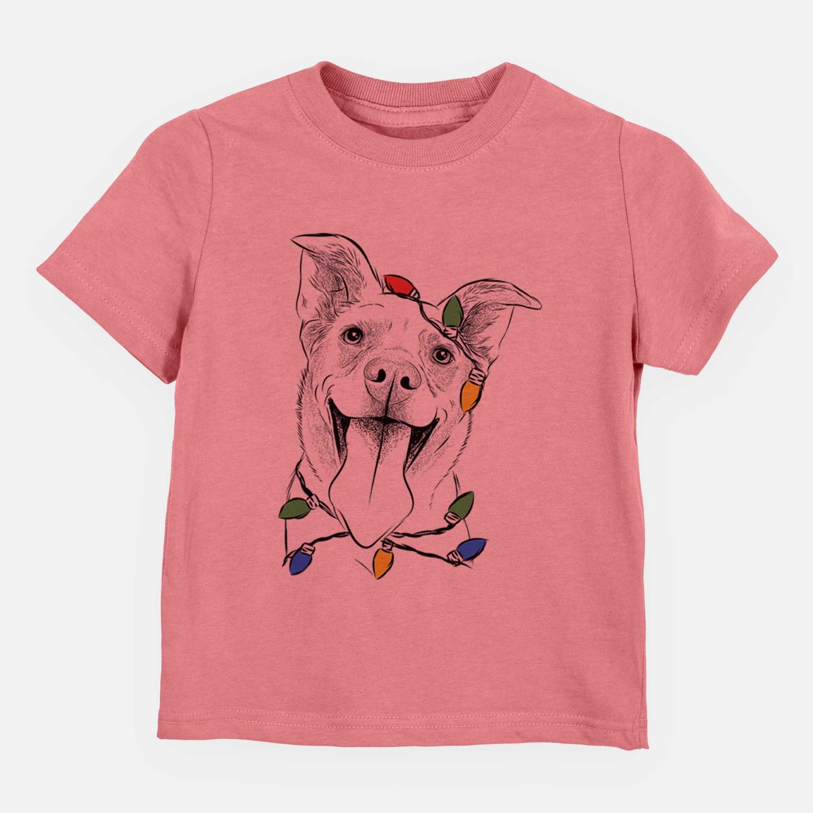 Christmas Lights Candy the Mixed Breed - Kids/Youth/Toddler Shirt