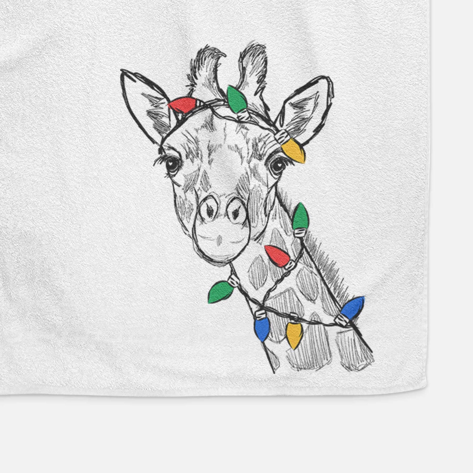 Cedrick the Giraffe Decorative Hand Towel