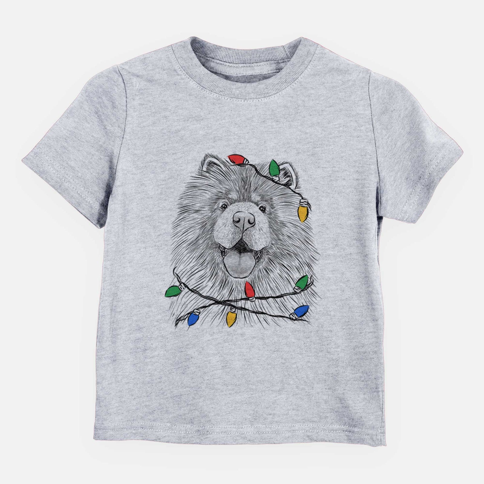 Christmas Lights Charming Charlie the Chow Chow - Kids/Youth/Toddler Shirt