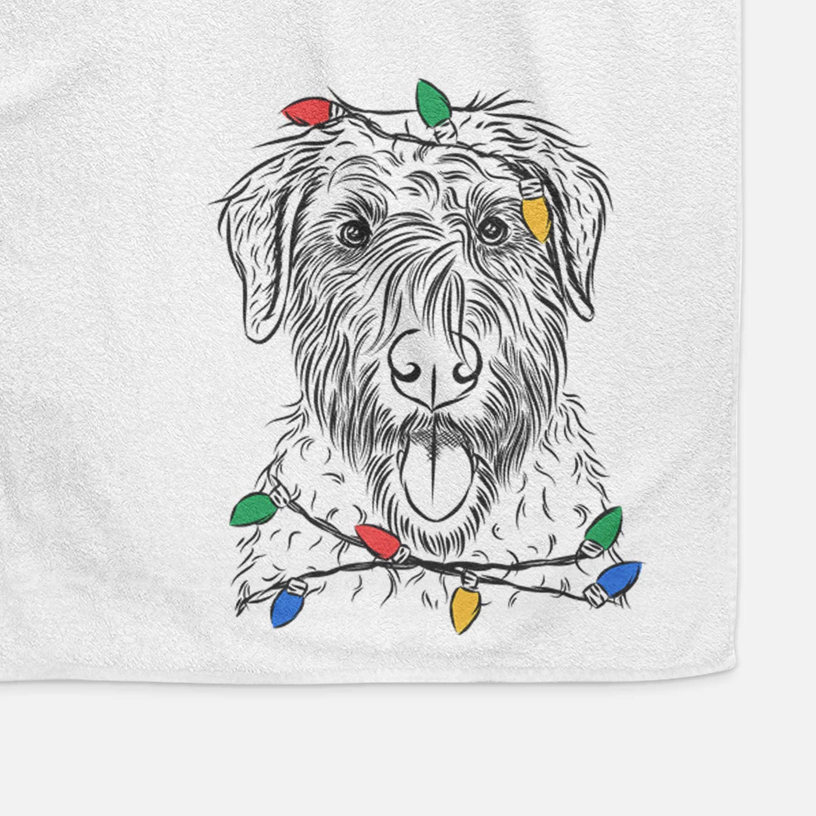 Chester the Soft Coated Wheaten Terrier Decorative Hand Towel
