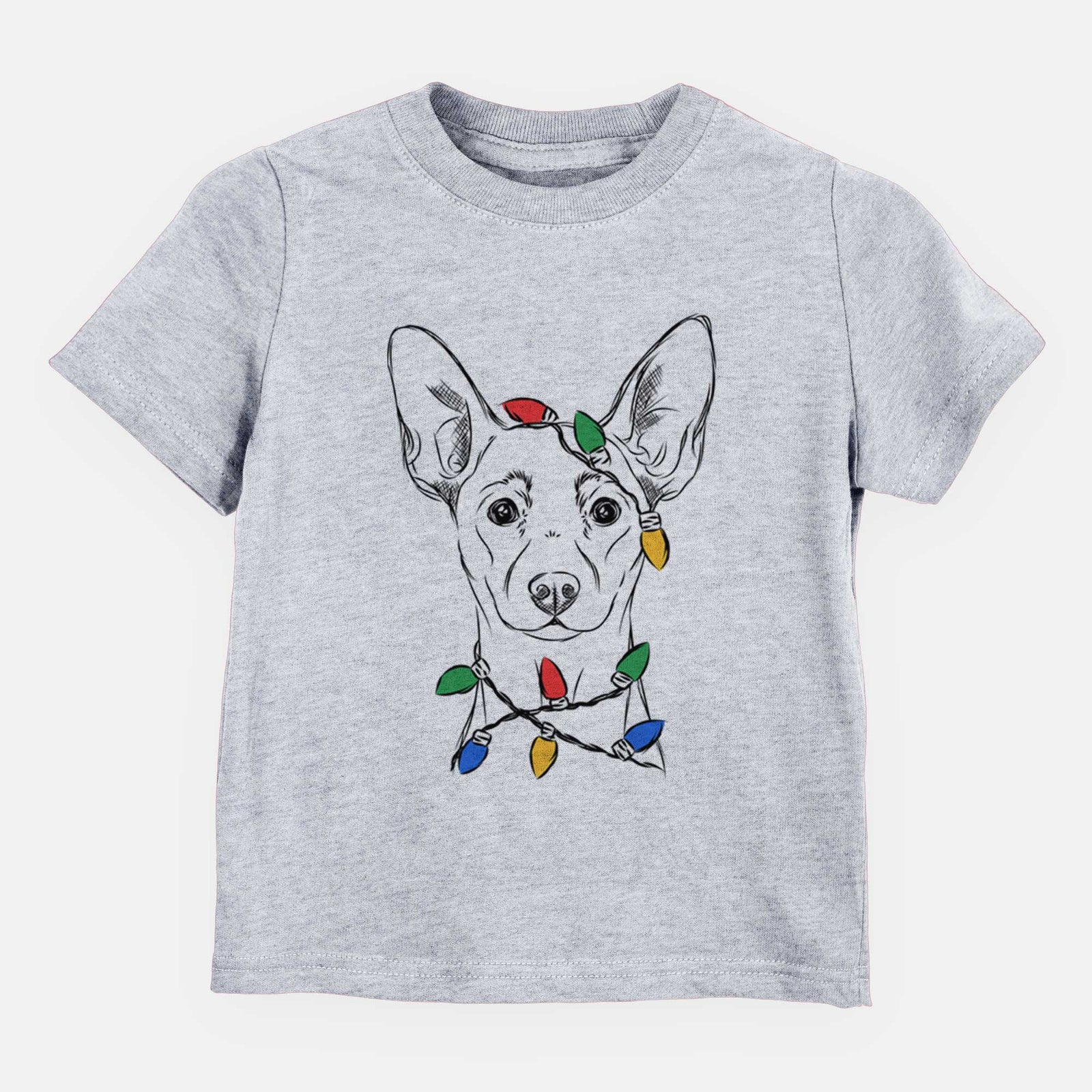 Christmas Lights Chillie the Mini Pinscher - Kids/Youth/Toddler Shirt