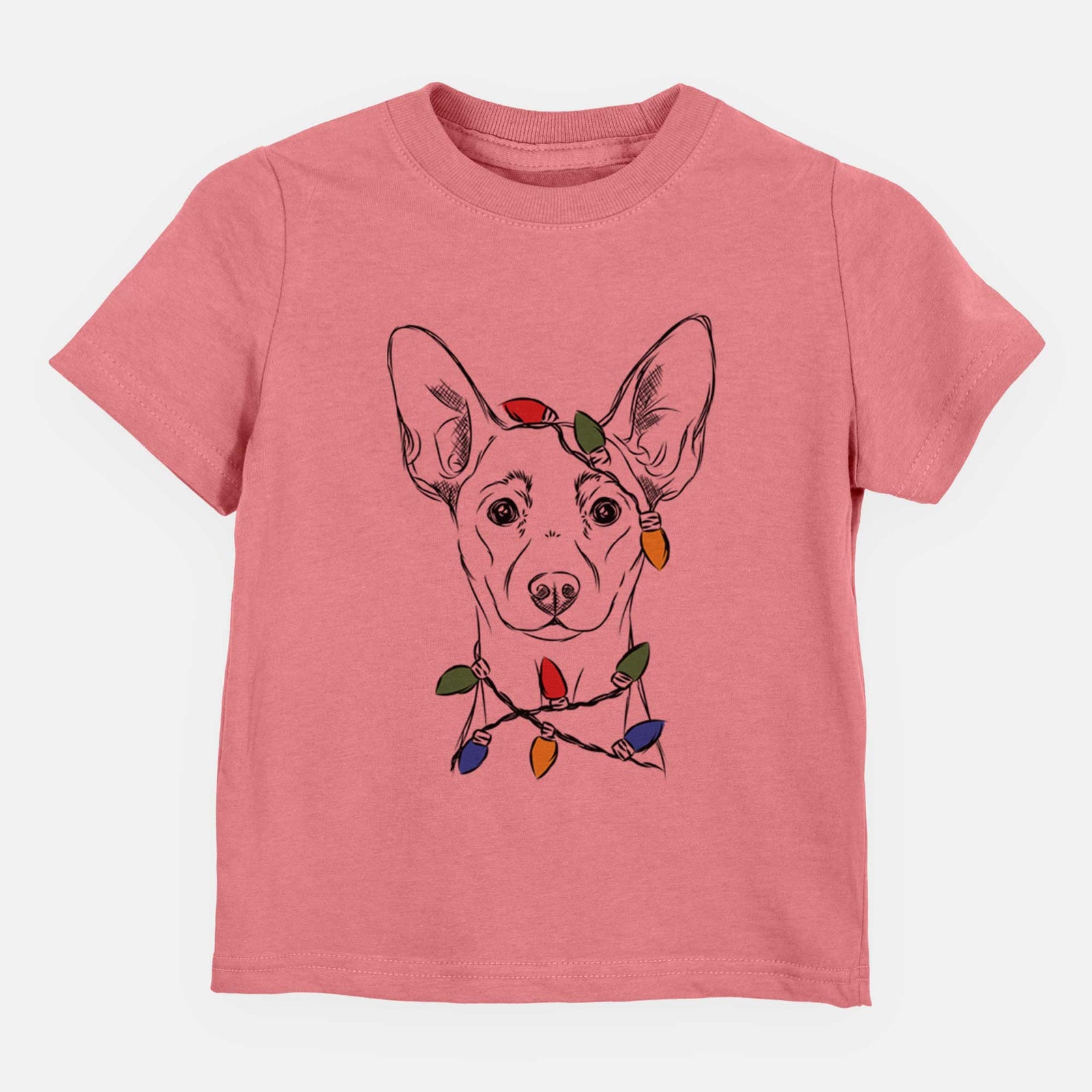 Christmas Lights Chillie the Mini Pinscher - Kids/Youth/Toddler Shirt