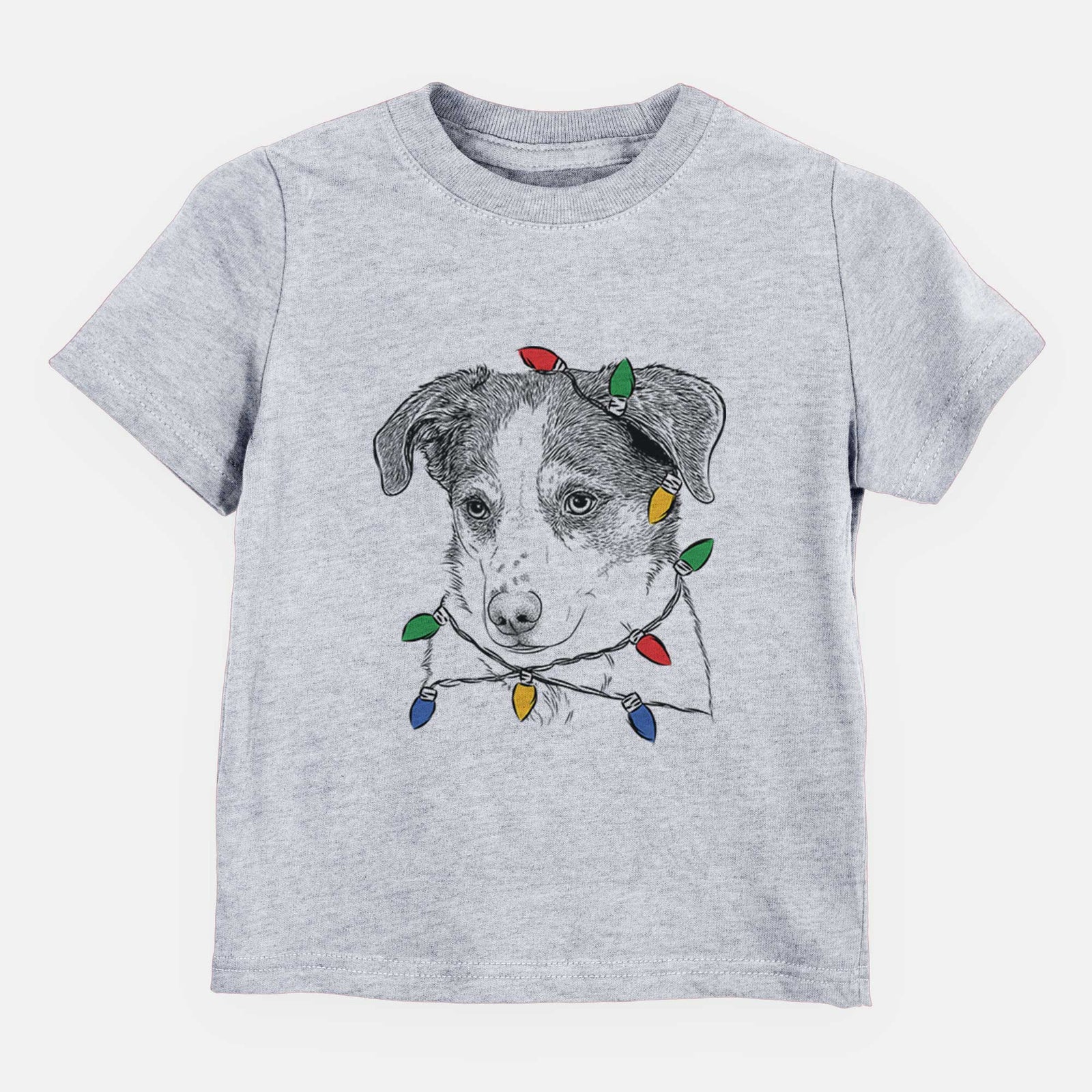 Christmas Lights Coco the Beagle Mix - Kids/Youth/Toddler Shirt
