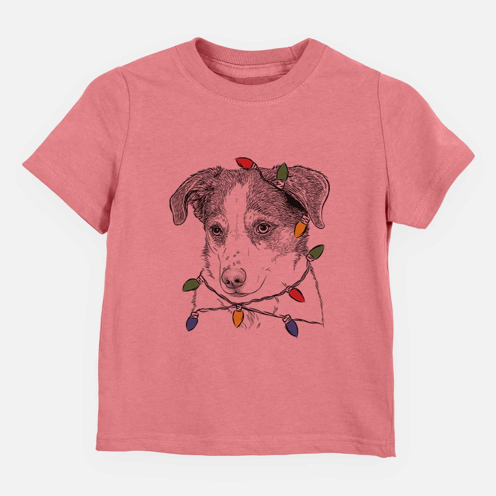 Christmas Lights Coco the Beagle Mix - Kids/Youth/Toddler Shirt