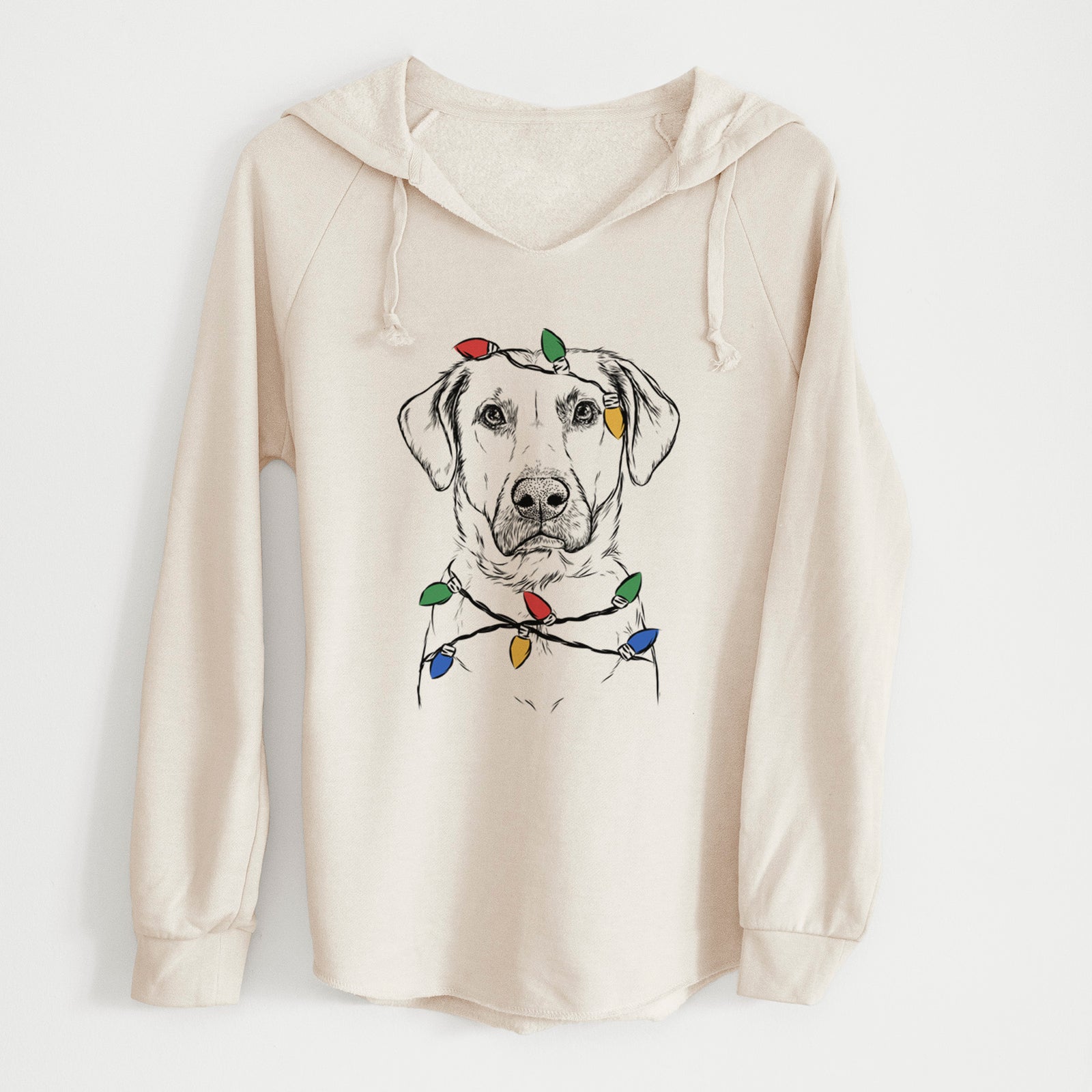 Christmas Lights Cooper Griffin the Mixed Breed - Cali Wave Hooded Sweatshirt