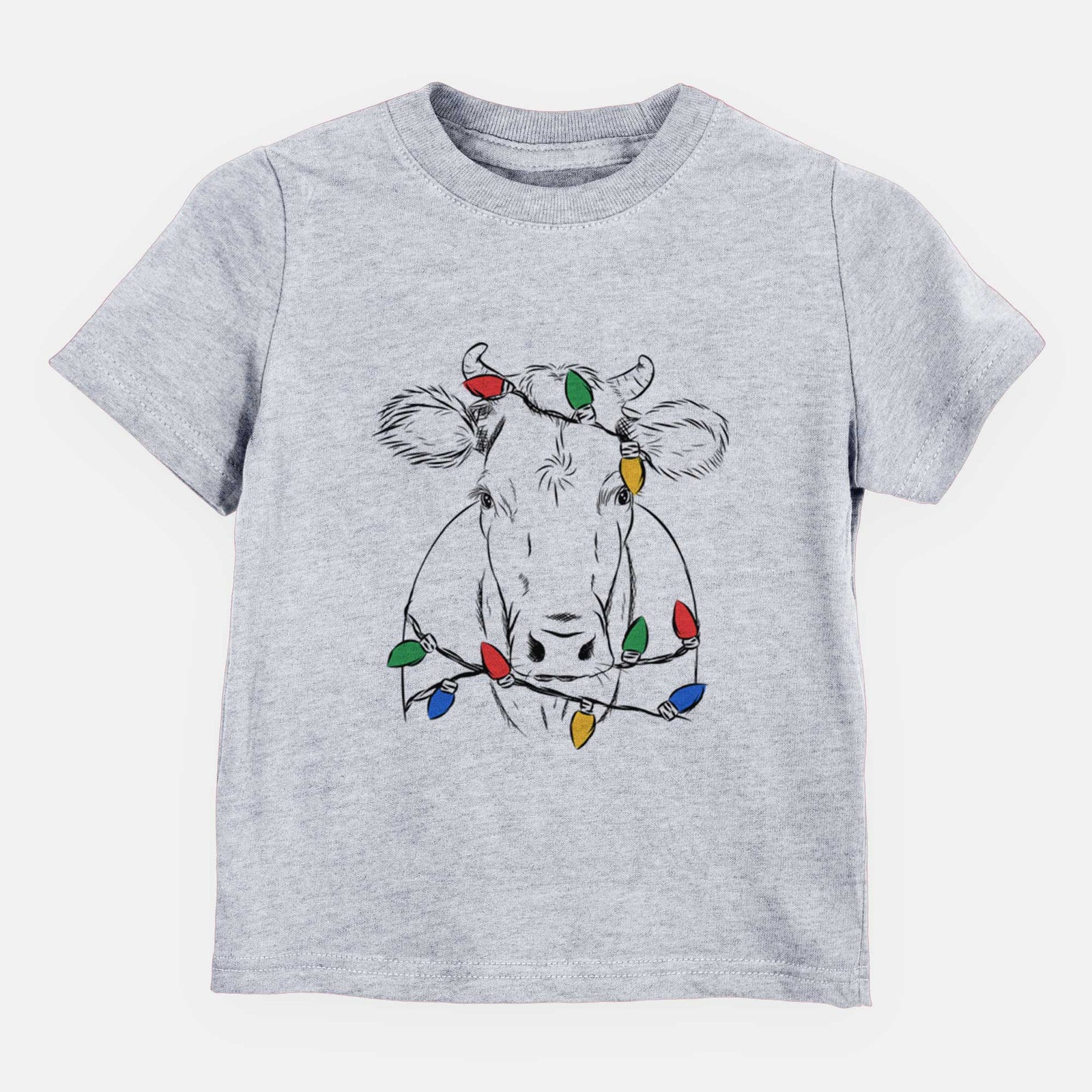 Christmas Lights Cruz the Cow - Kids/Youth/Toddler Shirt