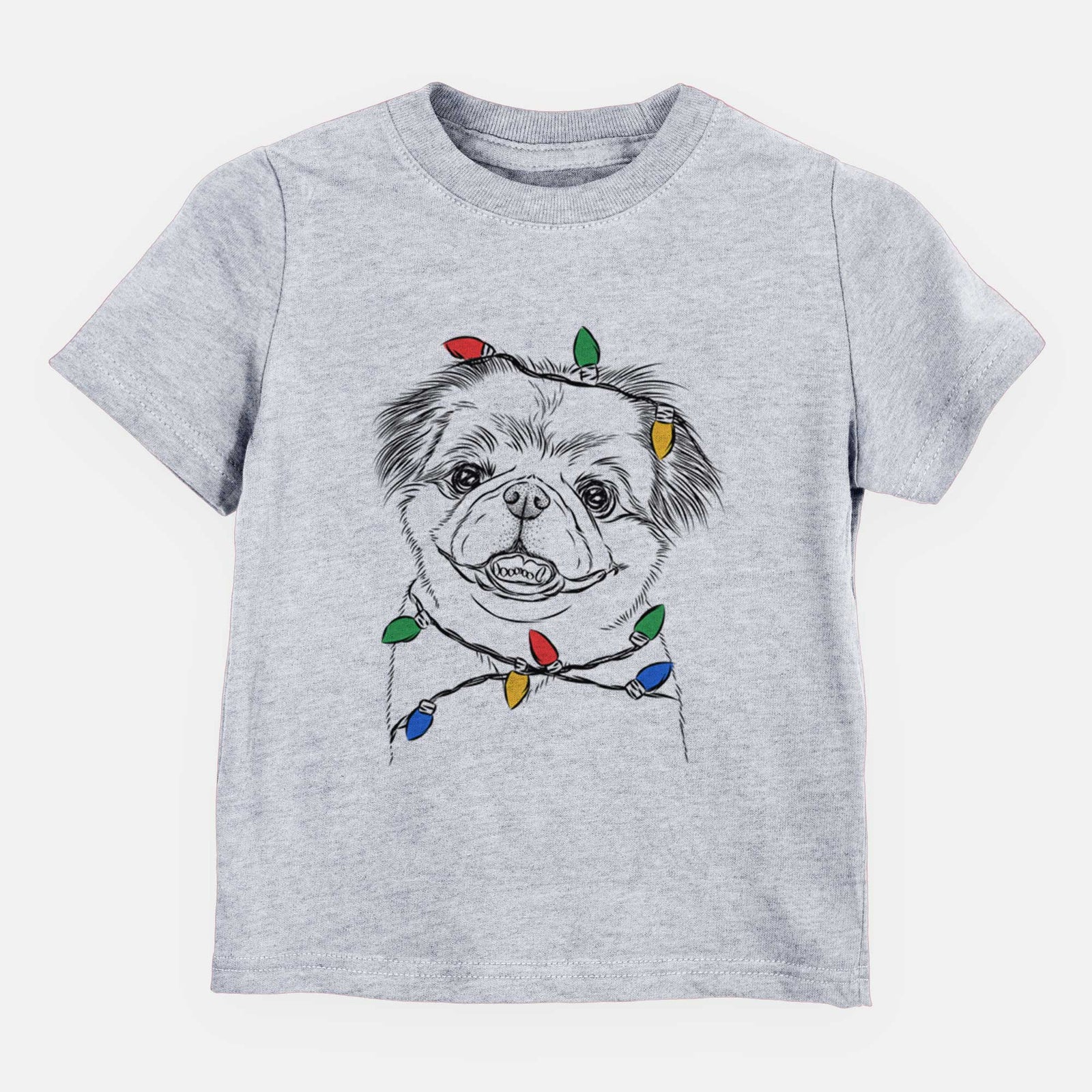 Christmas Lights Danny the Pekingese - Kids/Youth/Toddler Shirt