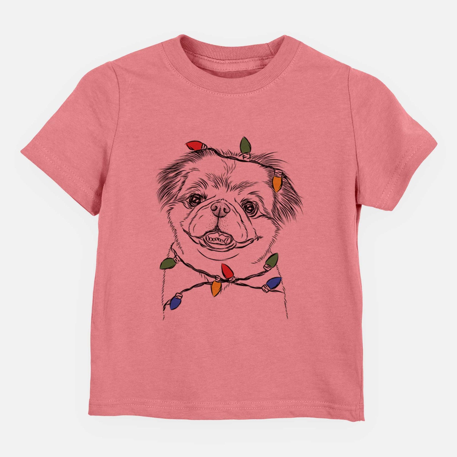 Christmas Lights Danny the Pekingese - Kids/Youth/Toddler Shirt