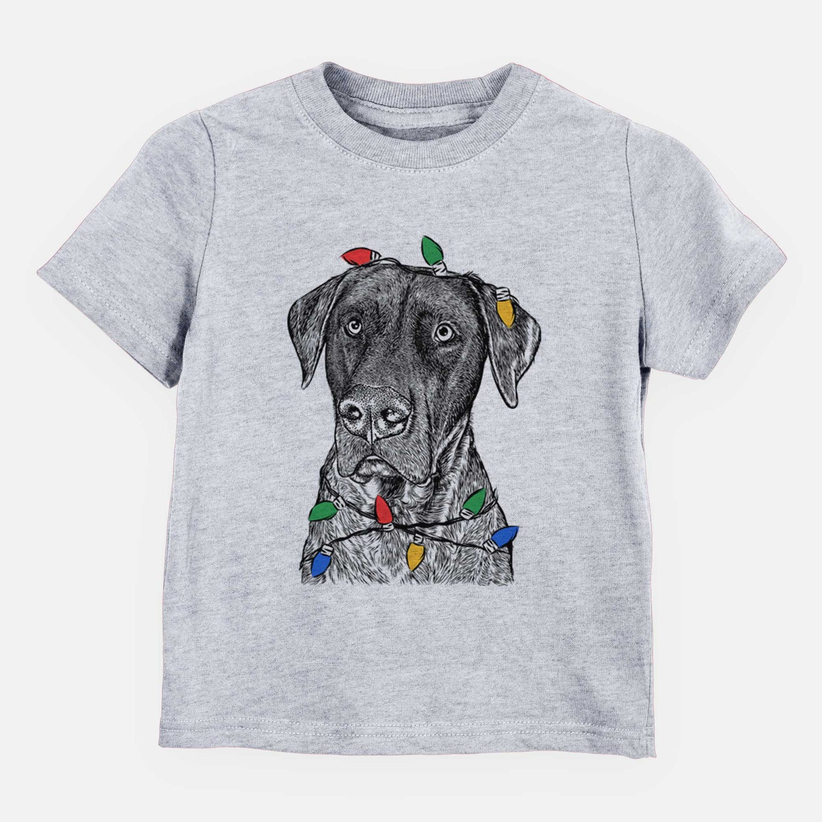 Christmas Lights David the Boxador - Kids/Youth/Toddler Shirt