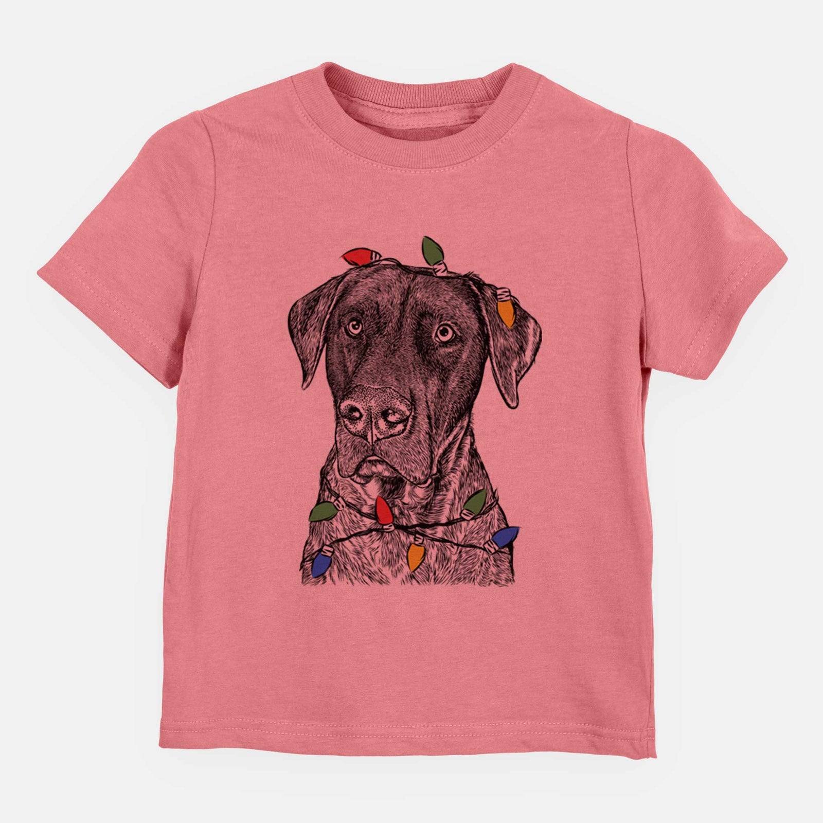 Christmas Lights David the Boxador - Kids/Youth/Toddler Shirt