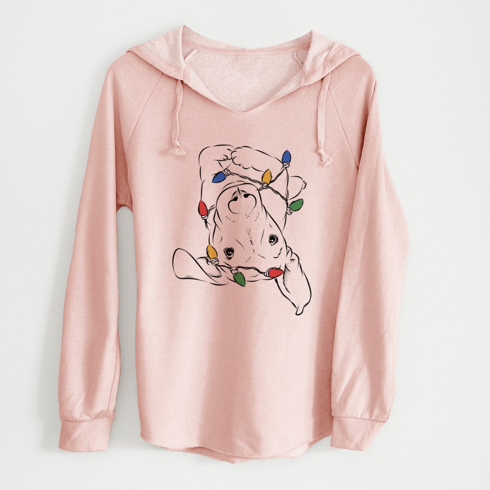 Christmas Lights Eloise the Mixed Breed - Cali Wave Hooded Sweatshirt