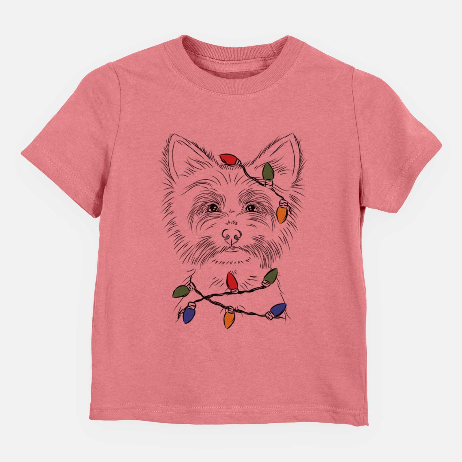 Christmas Lights Farva the Yorkshire Terrier - Kids/Youth/Toddler Shirt