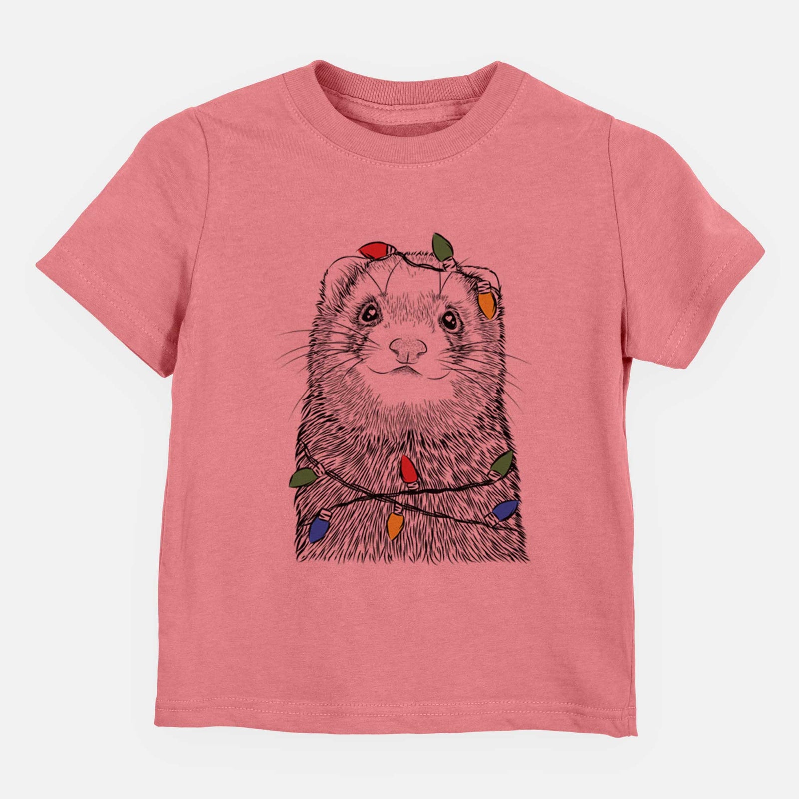 Christmas Lights Fig the Ferret - Kids/Youth/Toddler Shirt
