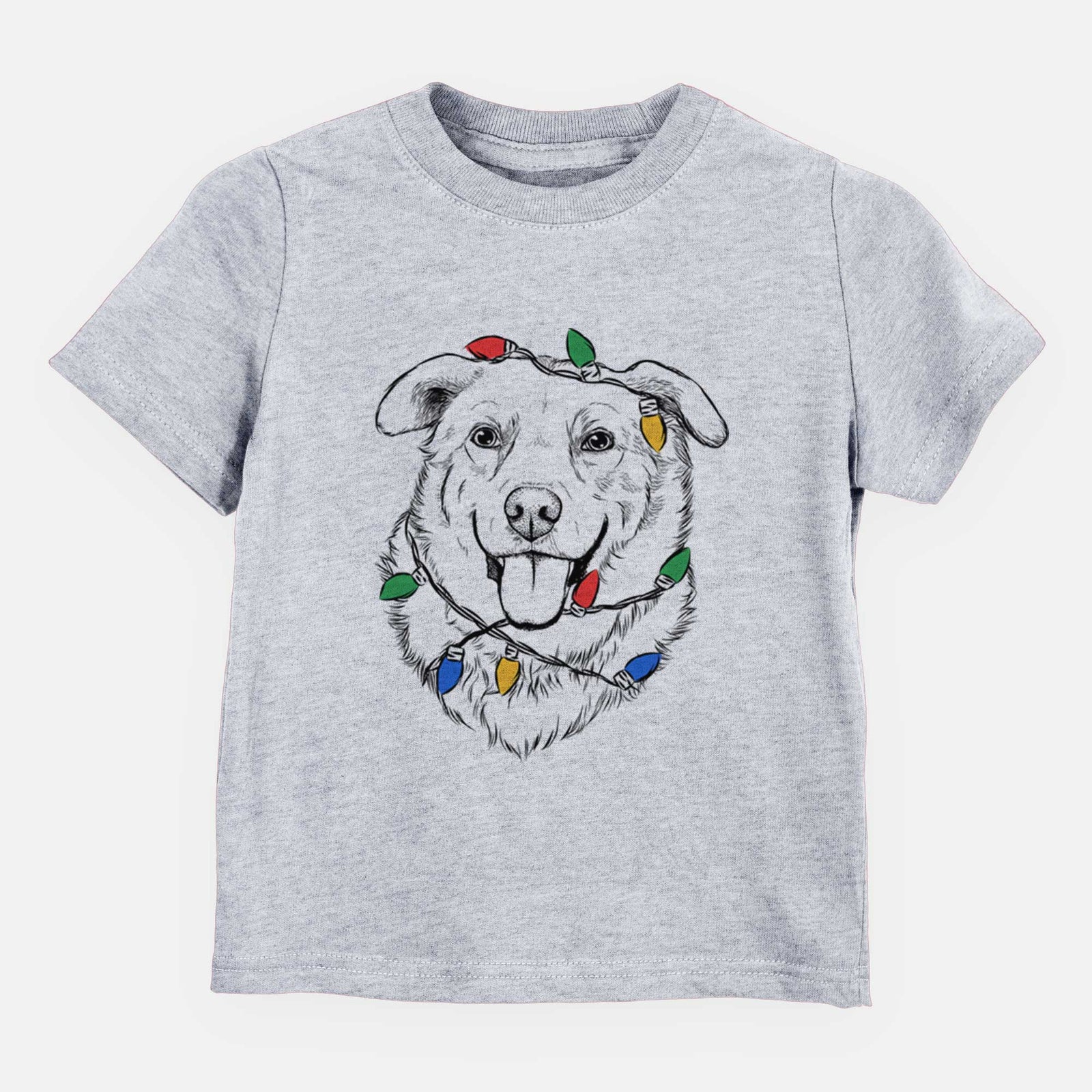 Christmas Lights Freeley the Mixed Breed - Kids/Youth/Toddler Shirt