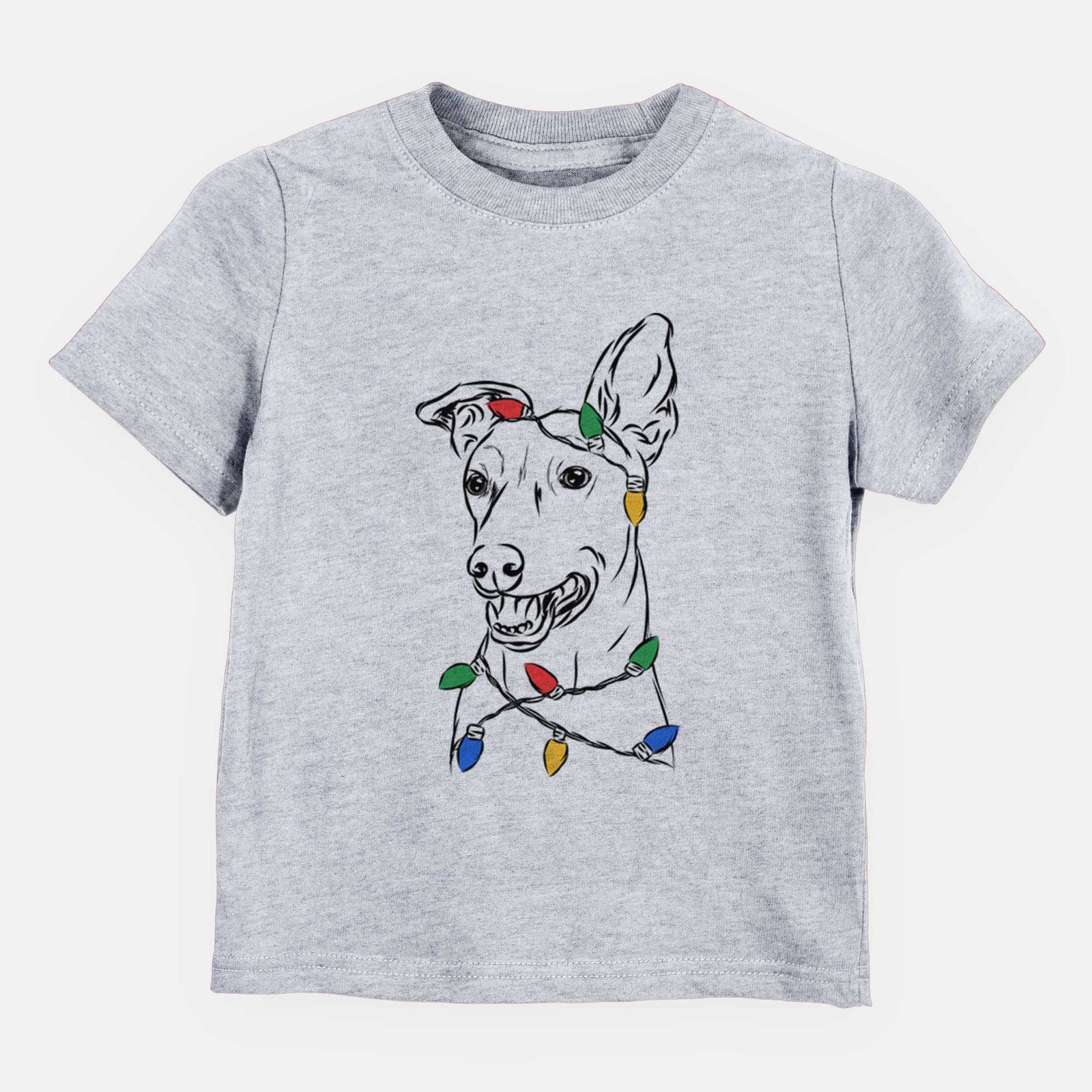 Christmas Lights Frosty the Greyhound - Kids/Youth/Toddler Shirt