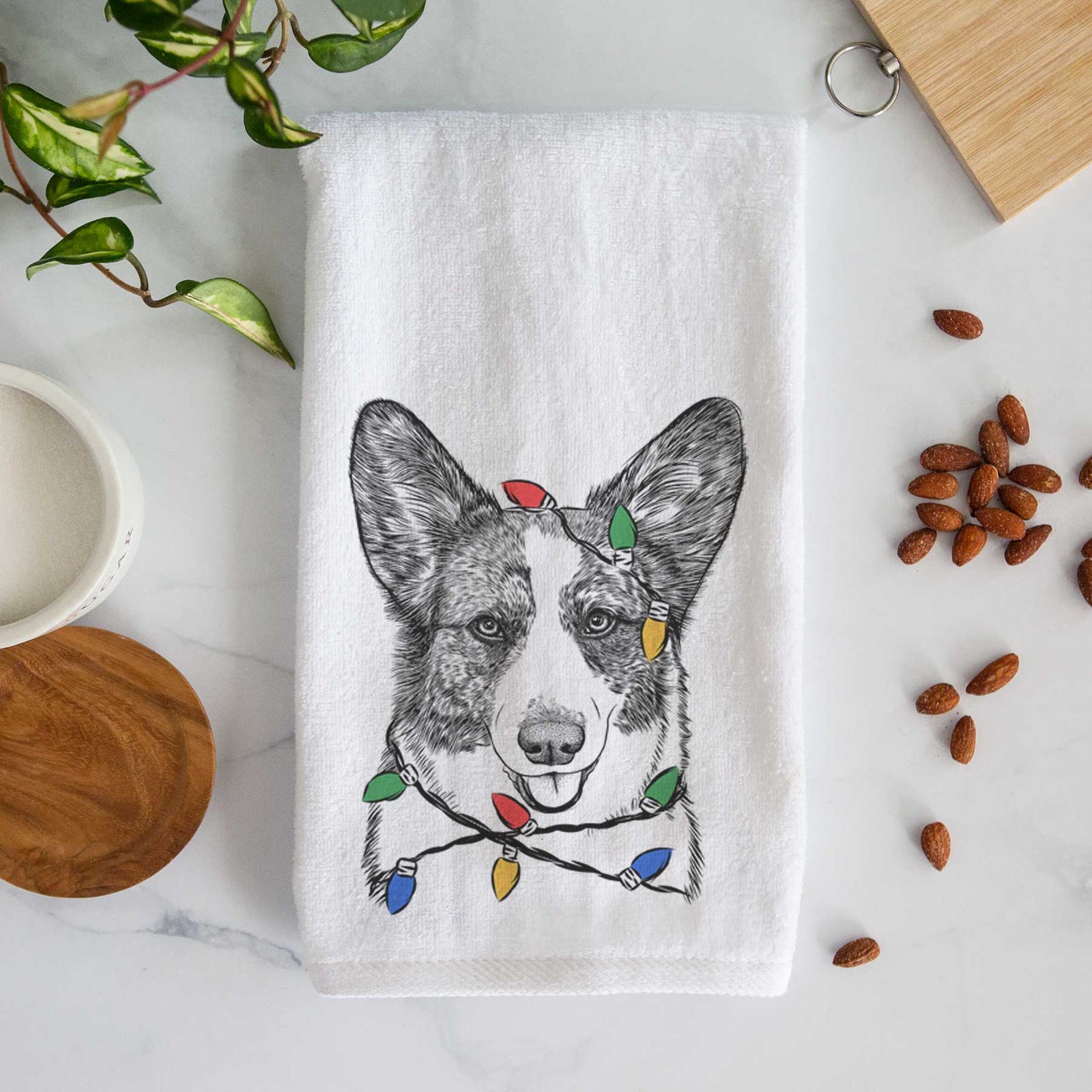 Gabby the Cardigan Welsh Corgi Decorative Hand Towel