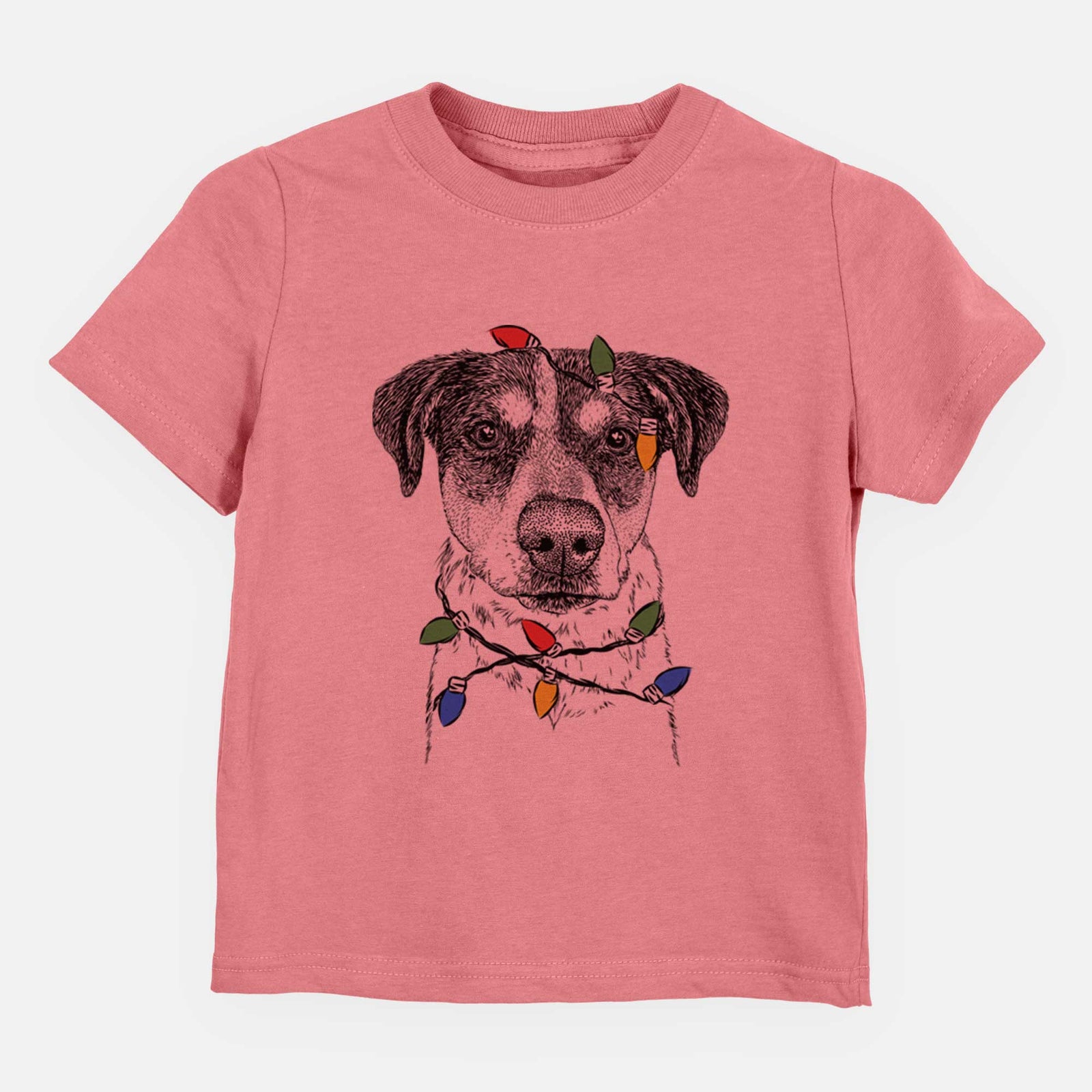 Christmas Lights Gertrude the Mixed Breed - Kids/Youth/Toddler Shirt