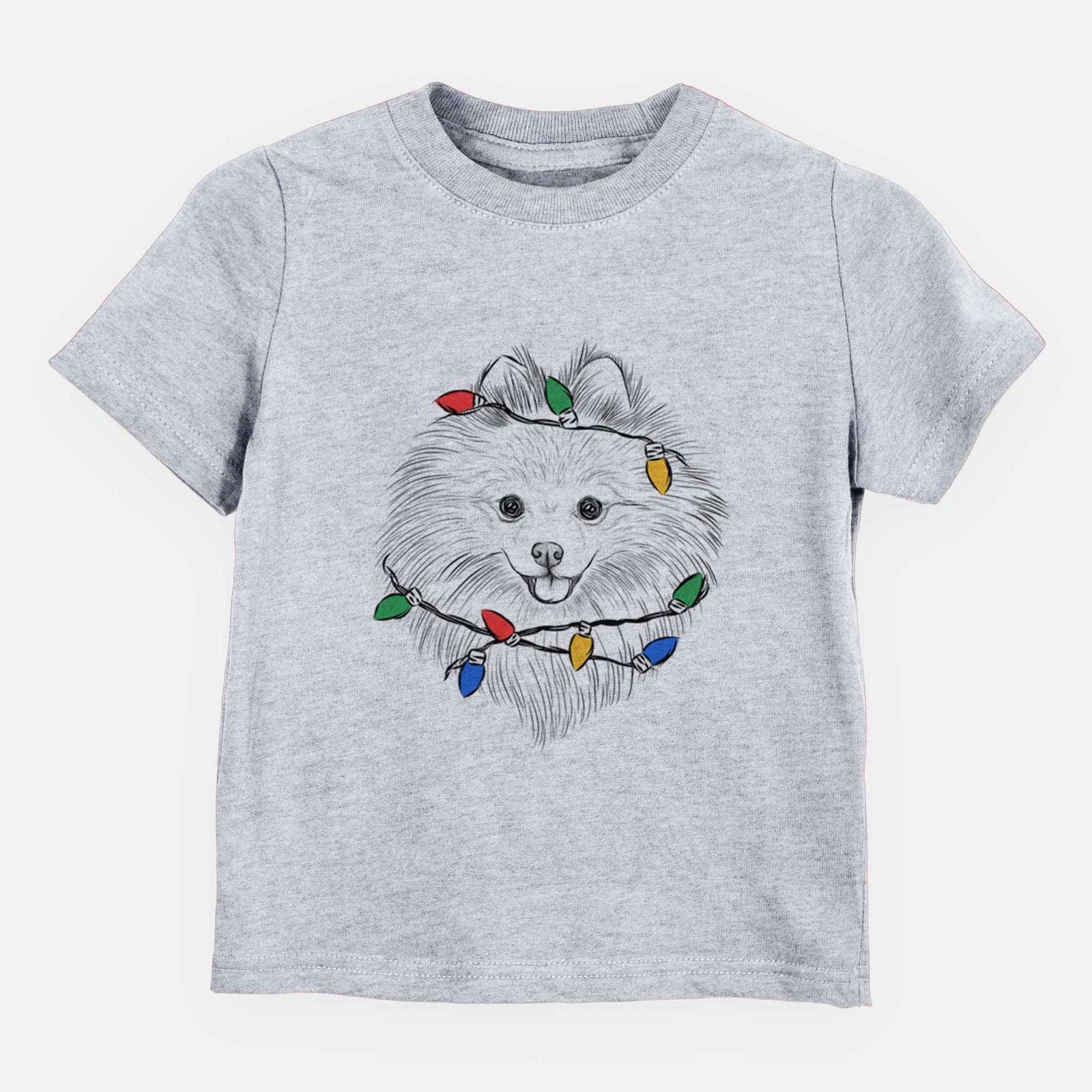 Christmas Lights GiGi the Pomeranian - Kids/Youth/Toddler Shirt