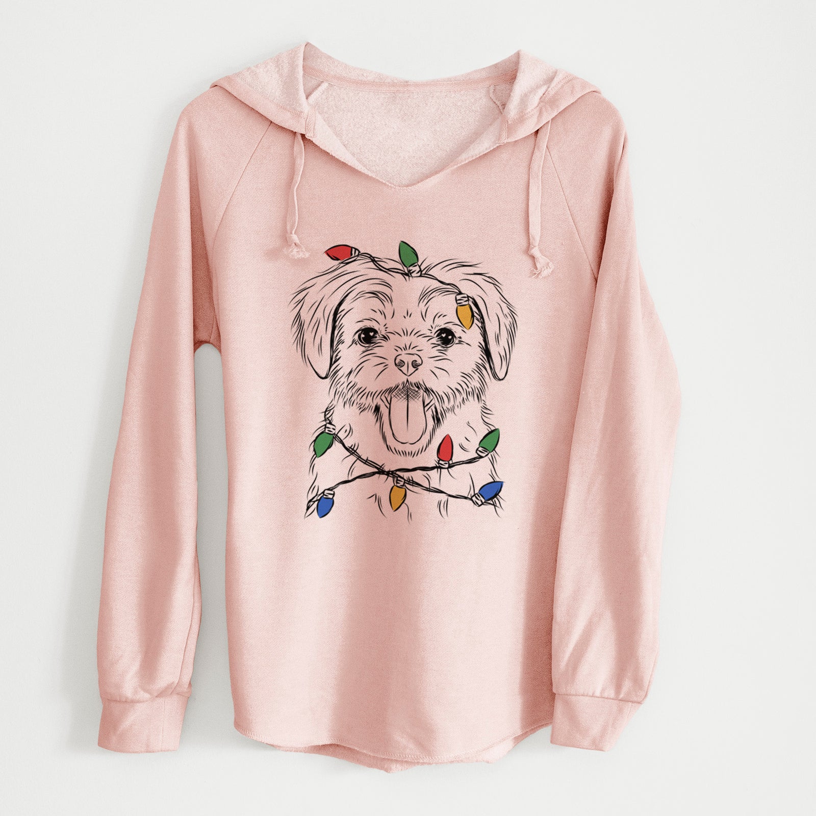 Christmas Lights Gizmo the Maltese - Cali Wave Hooded Sweatshirt