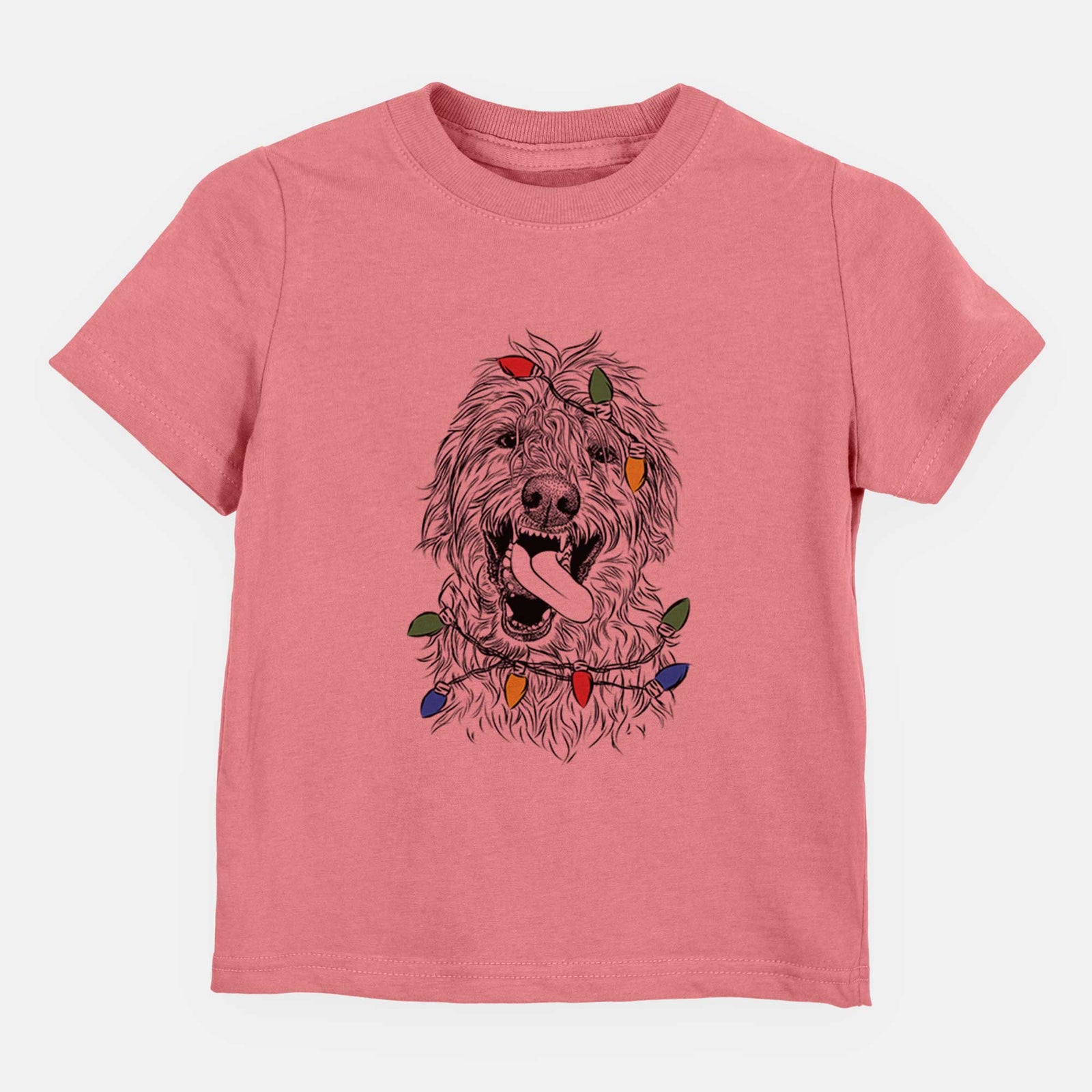 Christmas Lights Groot the Irish Wolfhound - Kids/Youth/Toddler Shirt