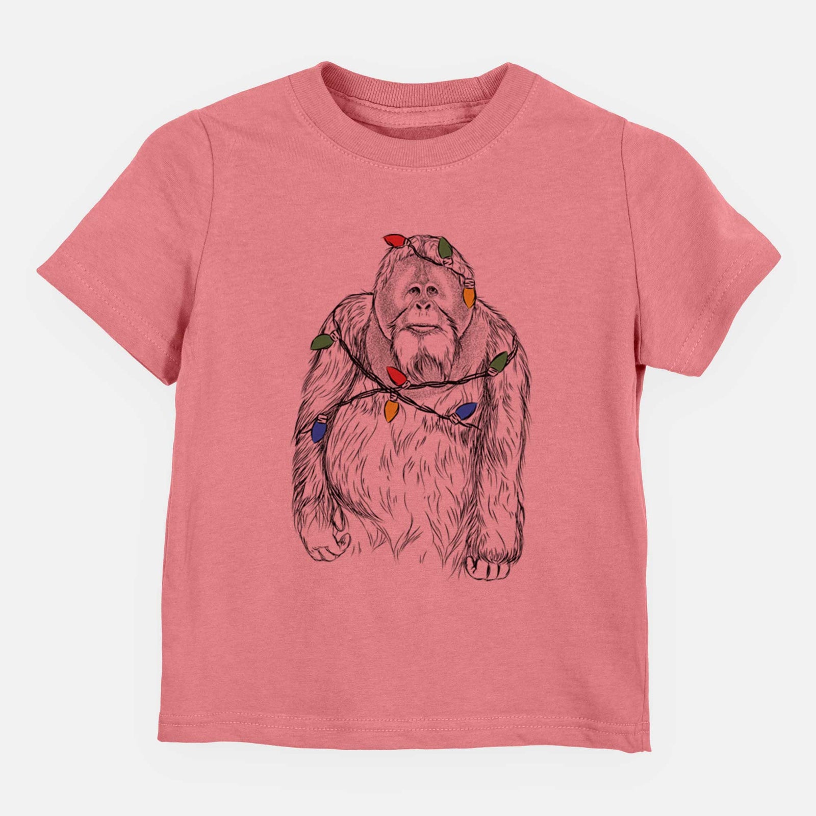 Christmas Lights Horace the Male Orangutan - Kids/Youth/Toddler Shirt