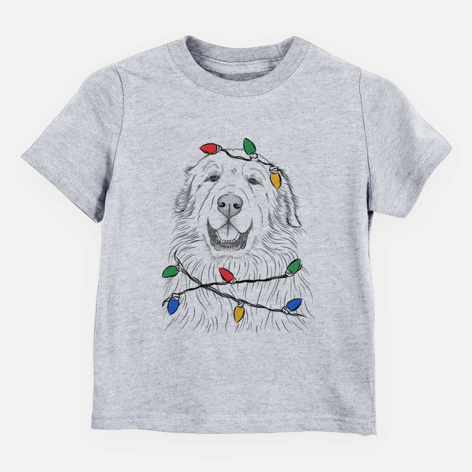 Christmas Lights Horton the Great Pyrenees - Kids/Youth/Toddler Shirt