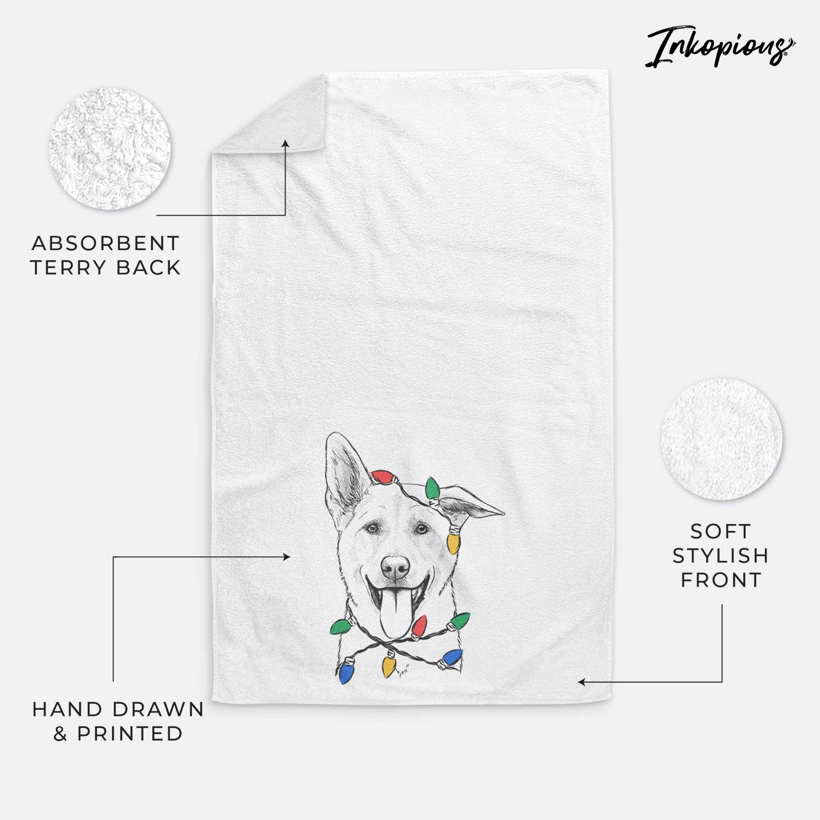 Hoya the Korean Jindo Decorative Hand Towel