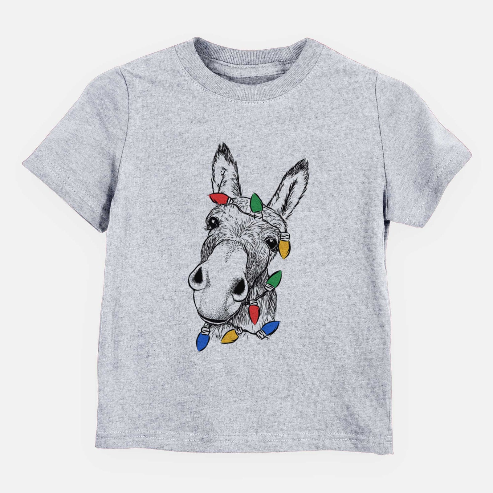 Christmas Lights Jenny the Donkey - Kids/Youth/Toddler Shirt