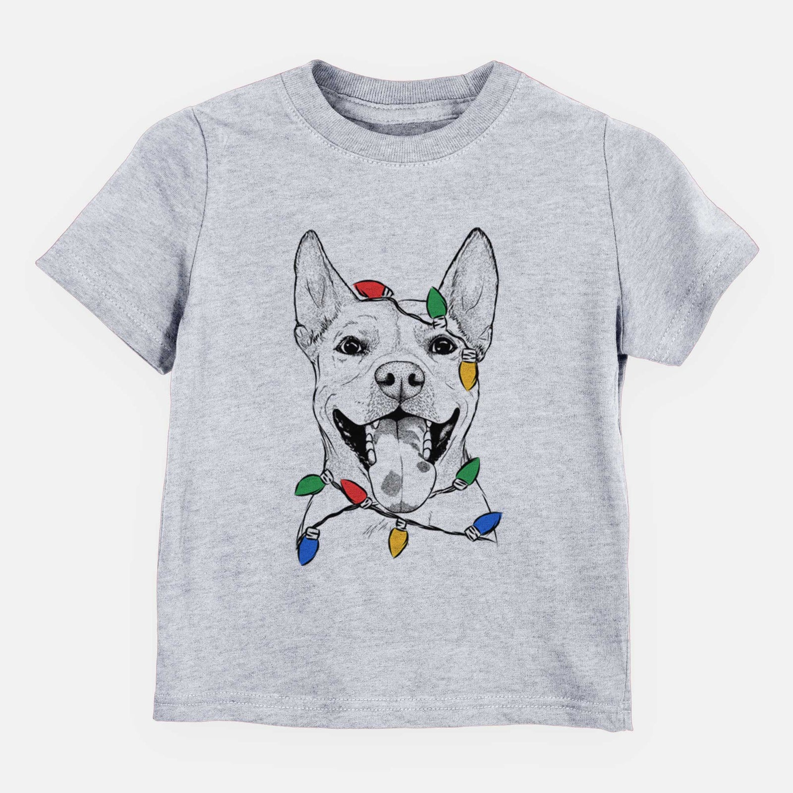 Christmas Lights Khaleesi the Carolina Dog - Kids/Youth/Toddler Shirt