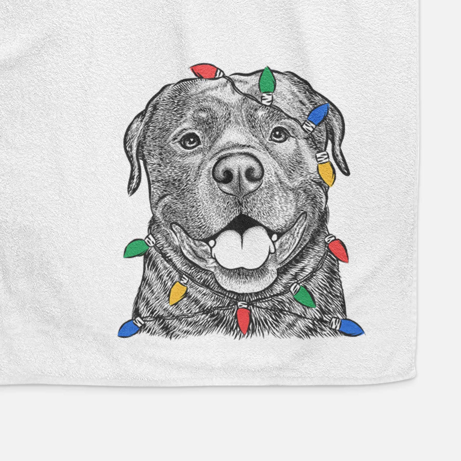 Kojak the Rottweiler Decorative Hand Towel