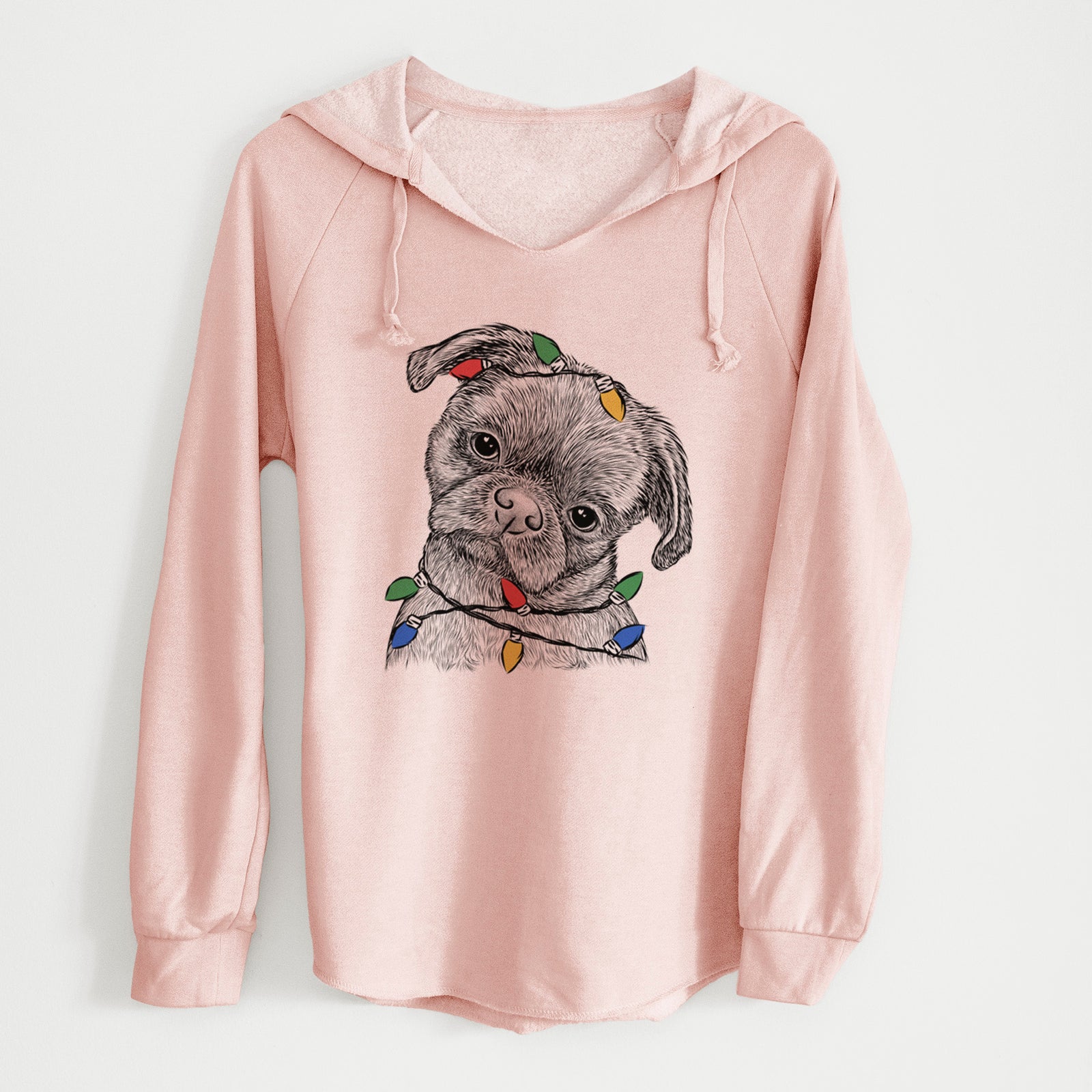 Christmas Lights Koko the Shih Tzu - Cali Wave Hooded Sweatshirt