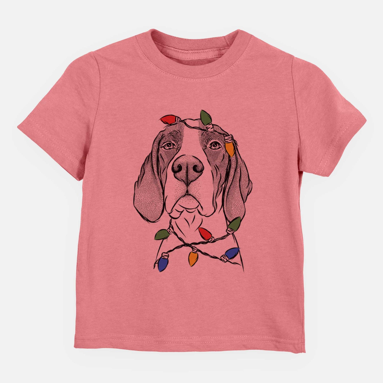 Christmas Lights Liam the English Pointer - Kids/Youth/Toddler Shirt