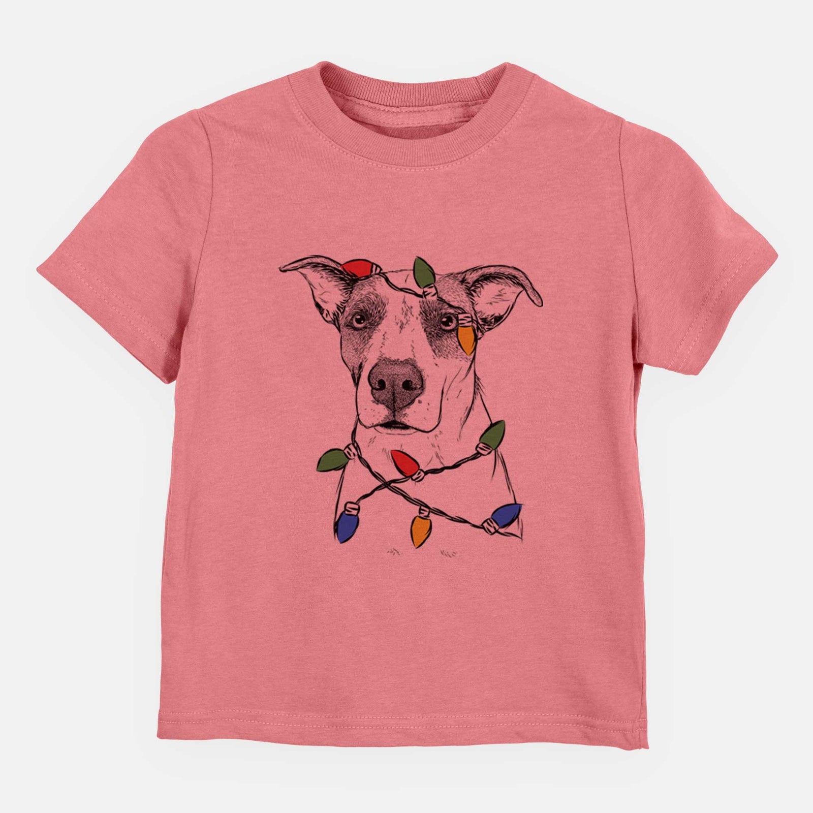 Christmas Lights Lily the Mixed Breed - Kids/Youth/Toddler Shirt