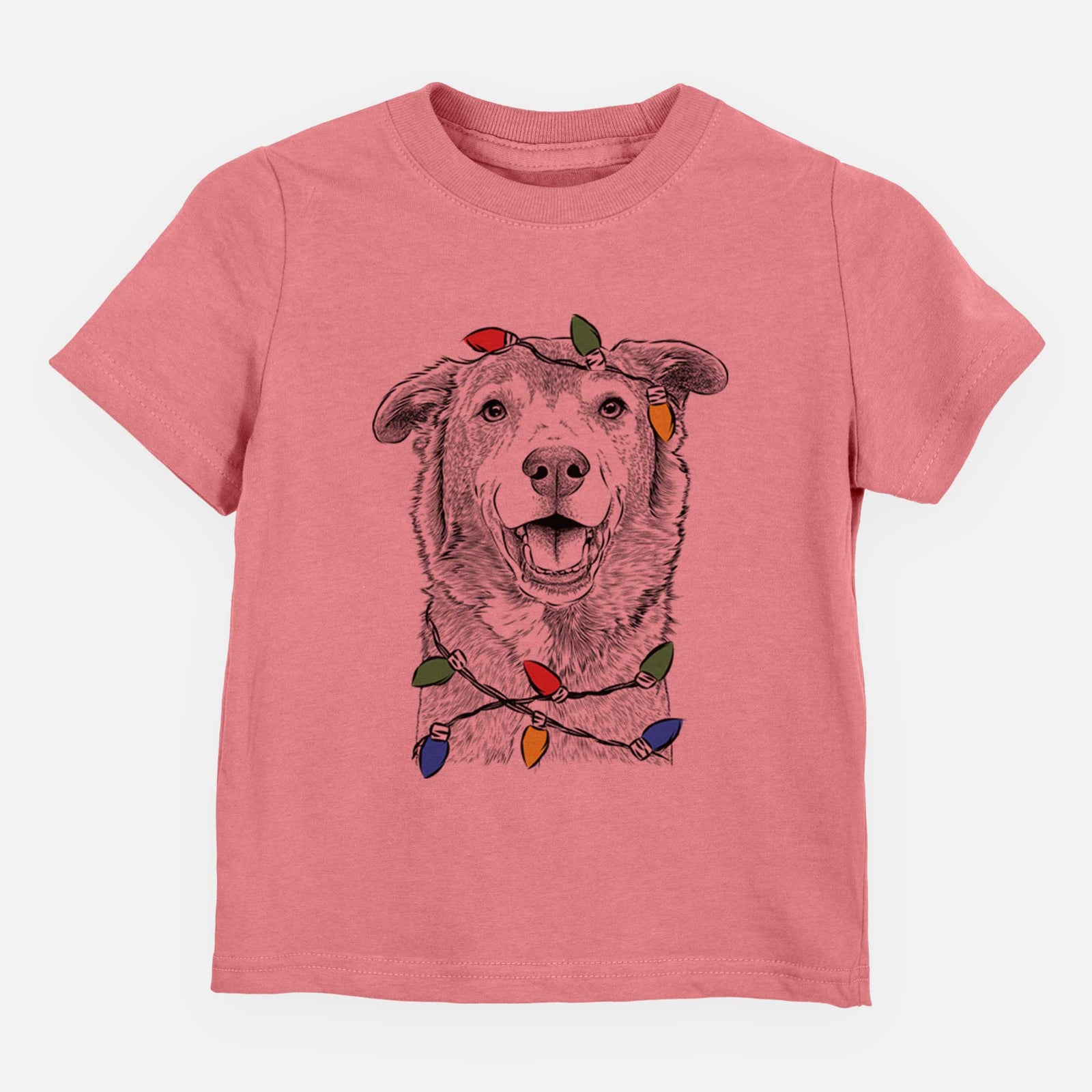 Christmas Lights Logan the Rescue Mutt - Kids/Youth/Toddler Shirt