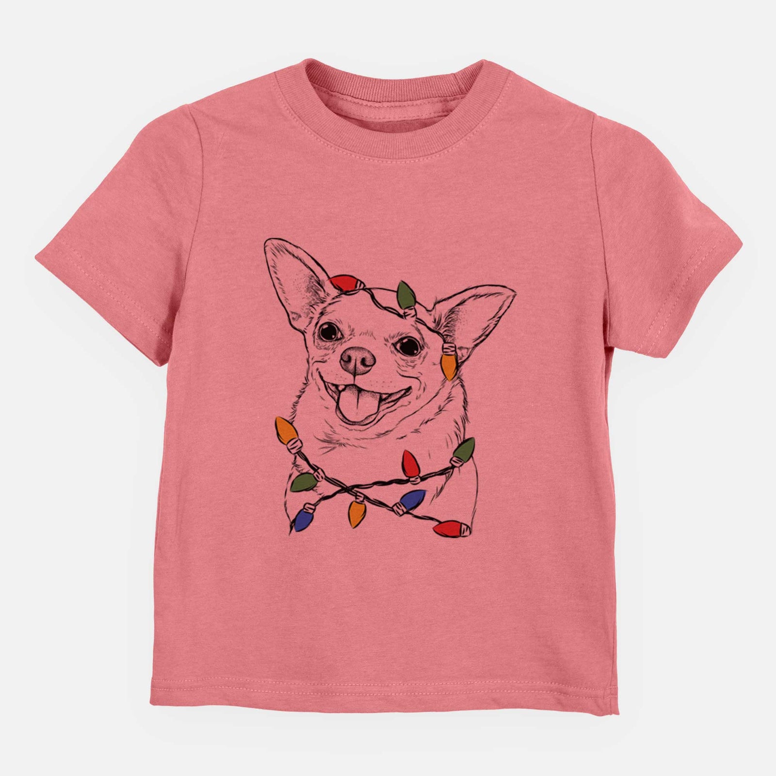Christmas Lights Maddison Pearl the Chihuahua - Kids/Youth/Toddler Shirt